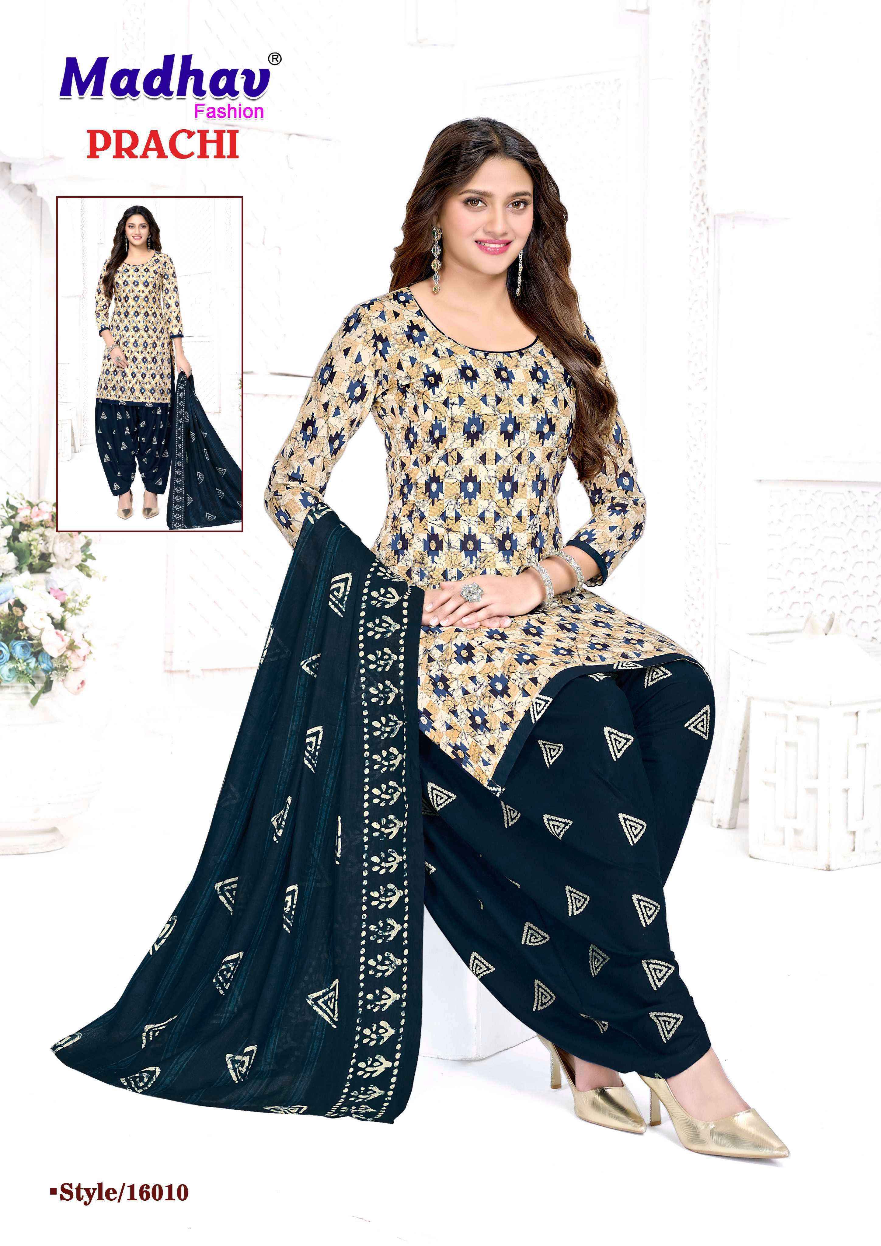 Madhav Fashion Prachi Vol 16 Cotton Dress Material 10 pcs Catalogue