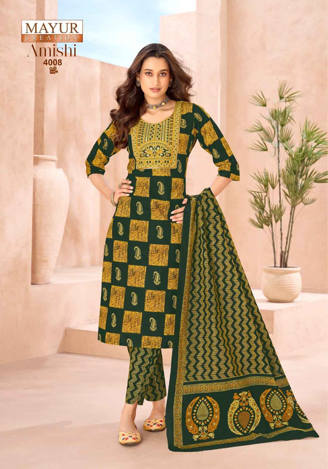 Mayur Creation Amishi Vol 4 Readymade Cotton Dress 10 pcs Catalogue