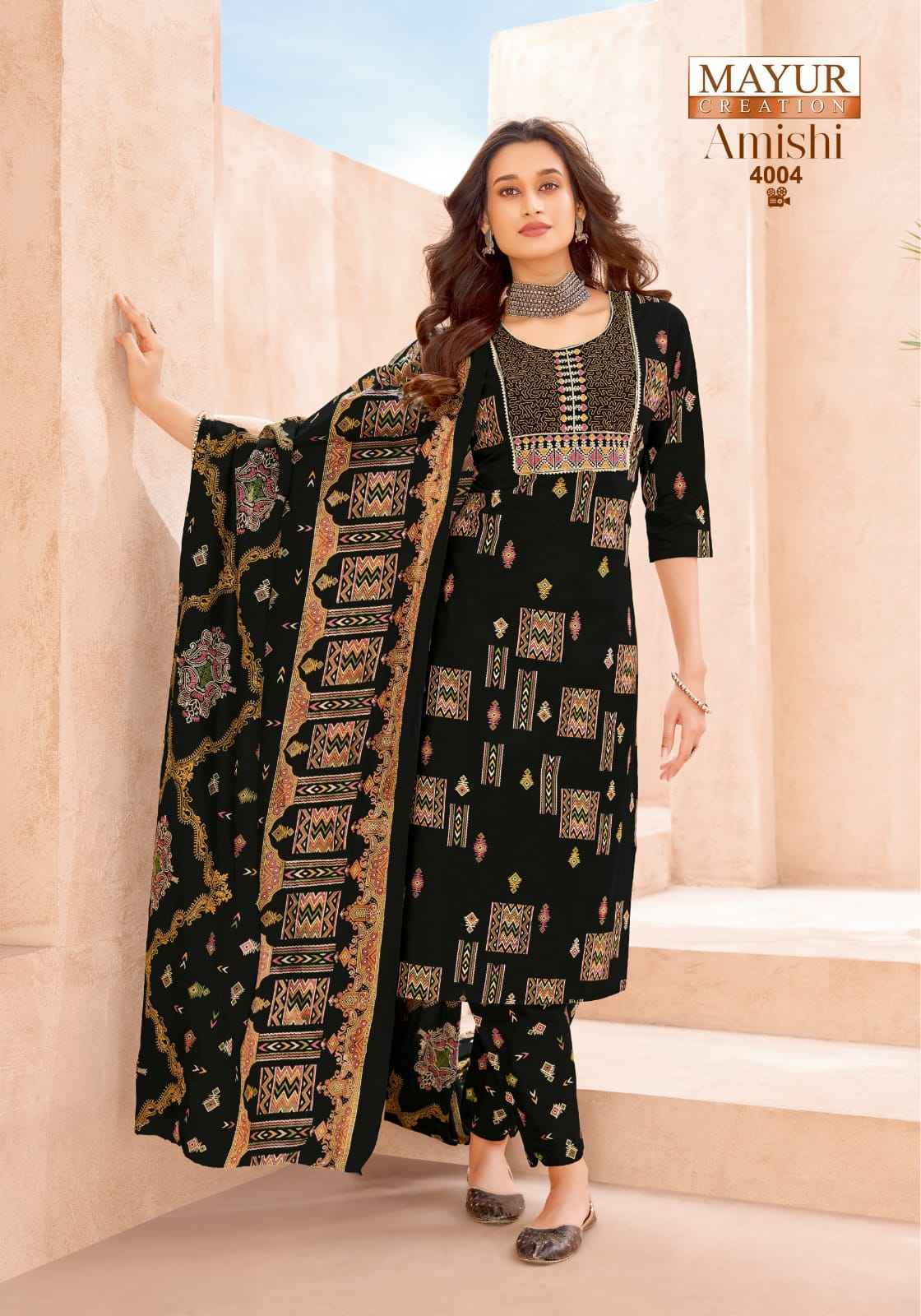 Mayur Creation Amishi Vol 4 Readymade Cotton Dress 10 pcs Catalogue