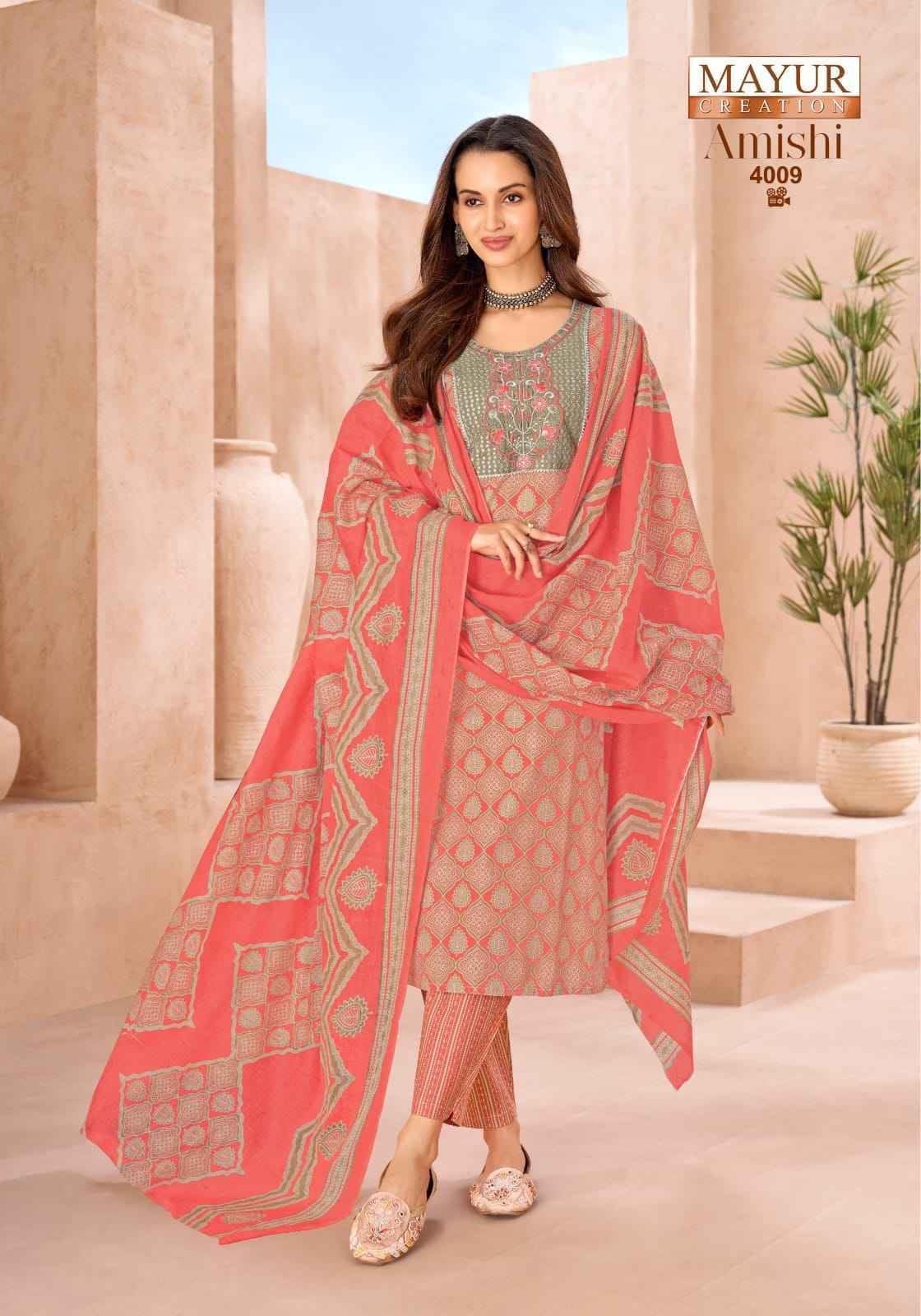 Mayur Creation Amishi Vol 4 Readymade Cotton Dress 10 pcs Catalogue