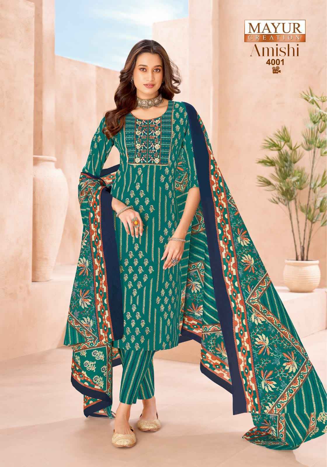 Mayur Creation Amishi Vol 4 Readymade Cotton Dress 10 pcs Catalogue