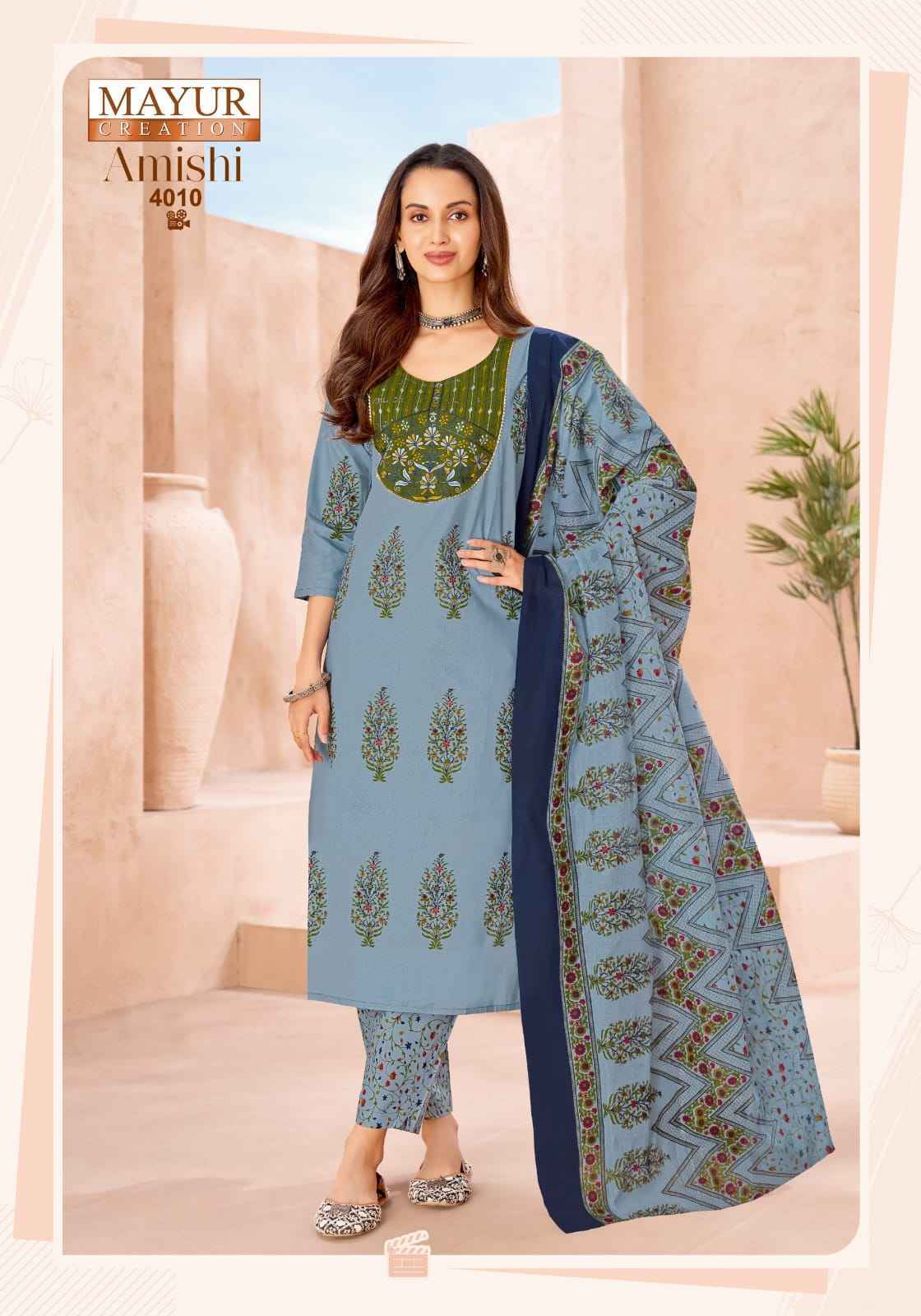 Mayur Creation Amishi Vol 4 Readymade Cotton Dress 10 pcs Catalogue
