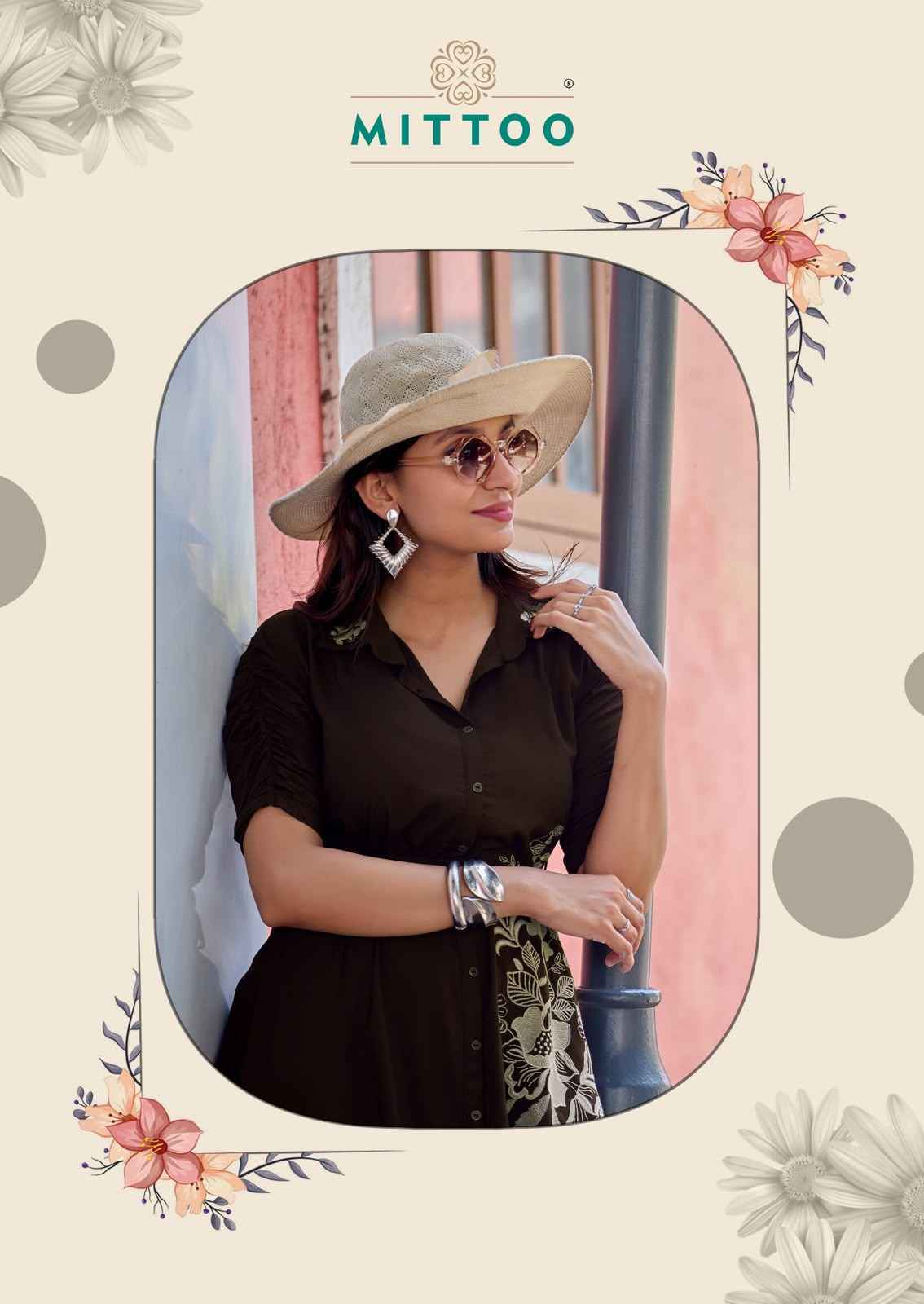 Mittoo Arica Vol 2 Rayon Kurti 5 pcs Catalogue