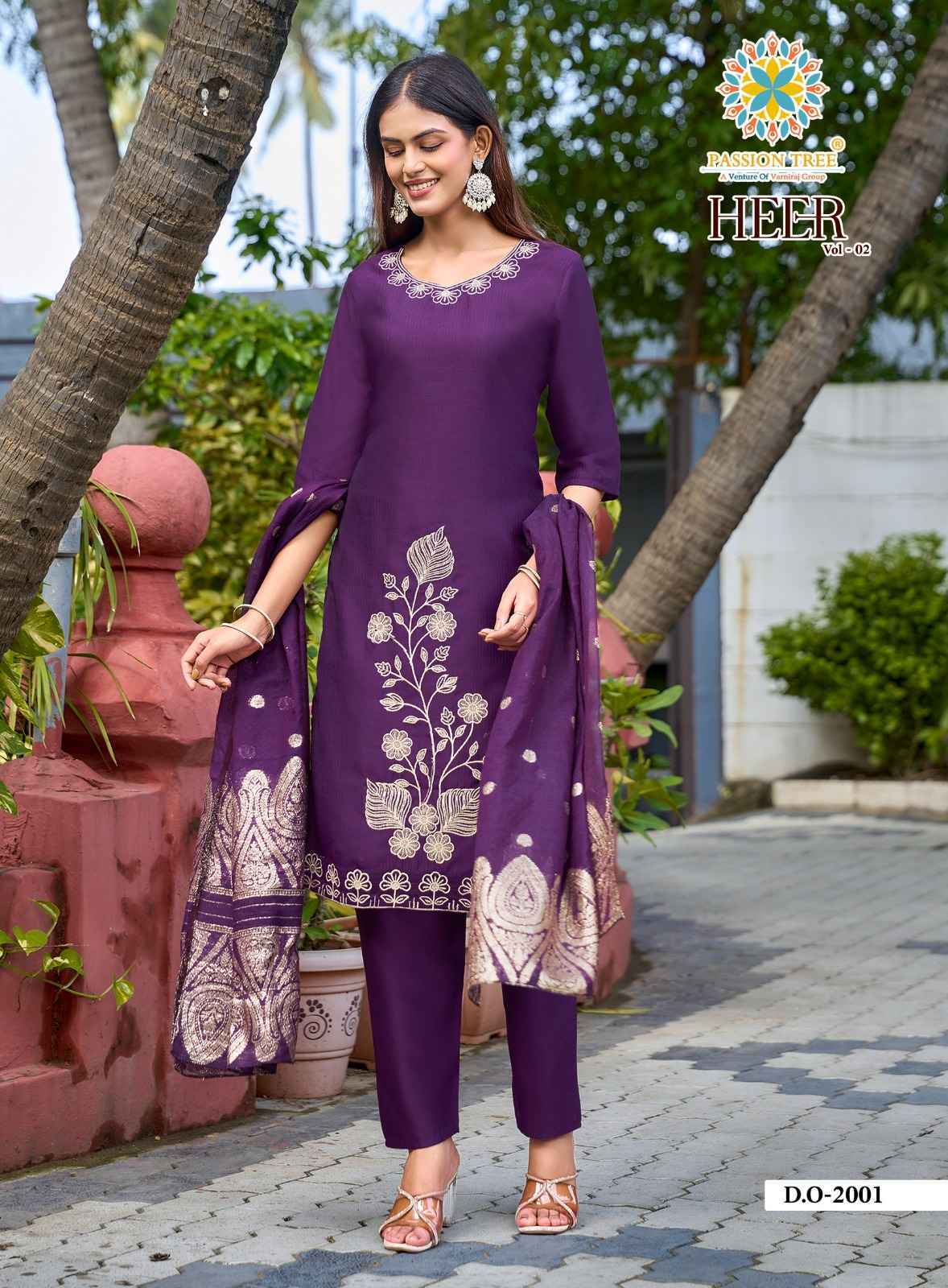 Passion Tree Heer Vol 2 Barlin Kurti Combo 8 pcs Catalogue
