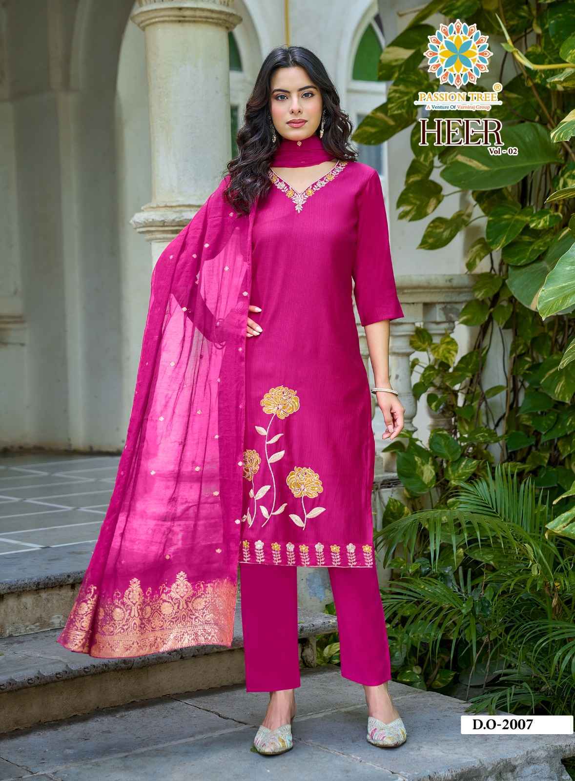 Passion Tree Heer Vol 2 Barlin Kurti Combo 8 pcs Catalogue