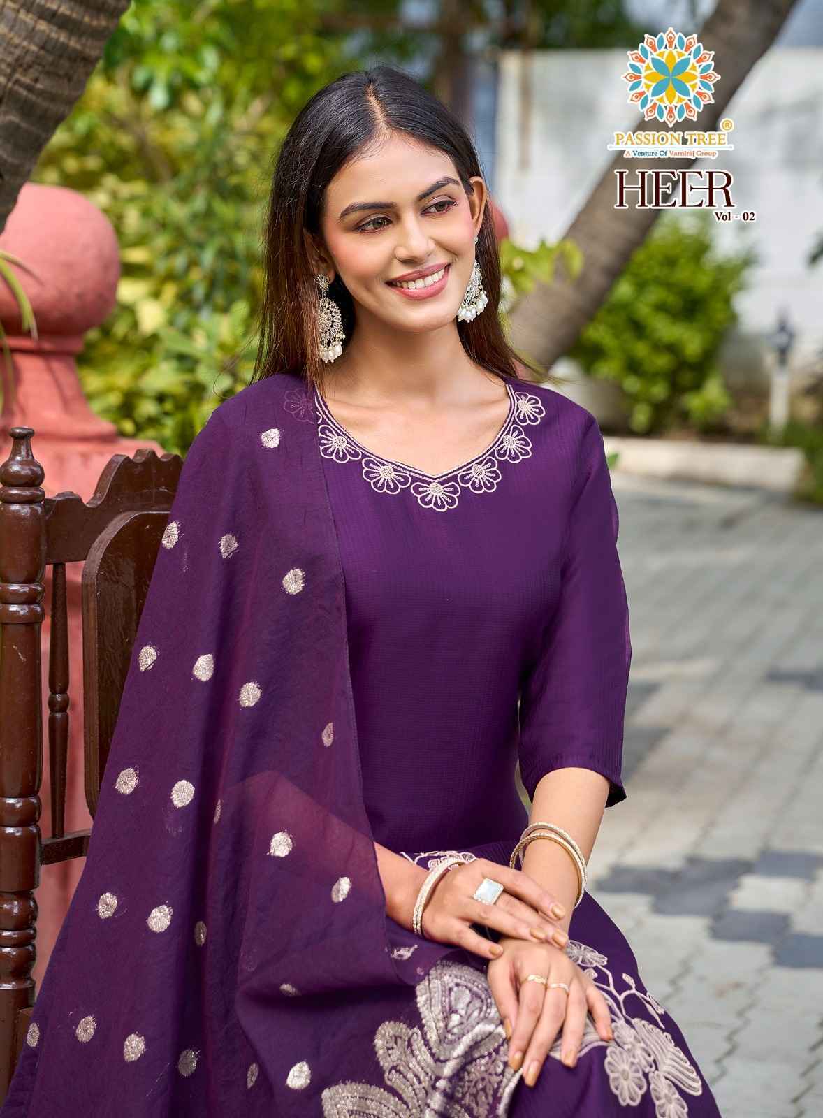 Passion Tree Heer Vol 2 Barlin Kurti Combo 8 pcs Catalogue