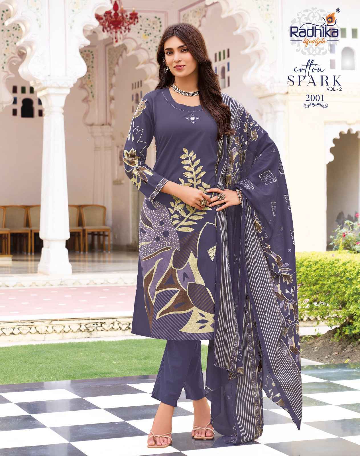 Radhika Lifestyle Cotton Spark Vol 2 Cotton Kurti Combo 8 pcs Catalogue