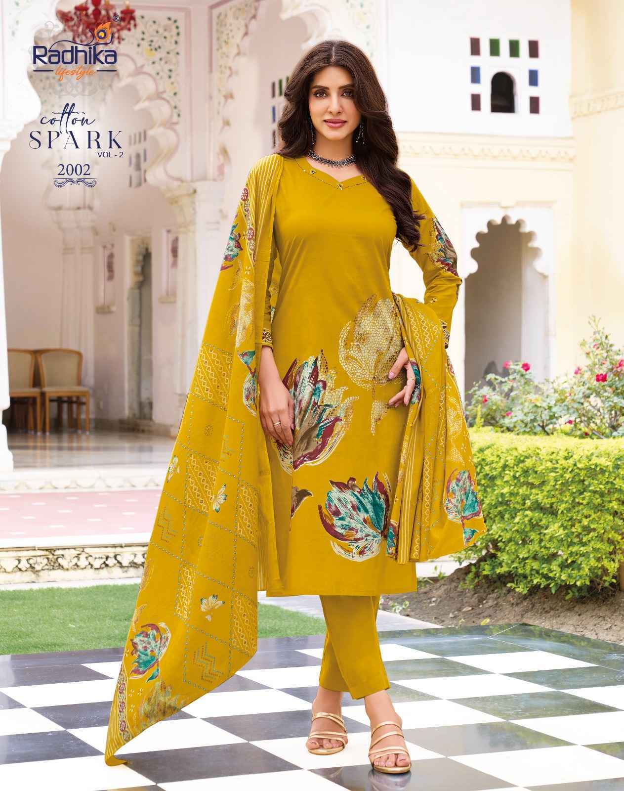 Radhika Lifestyle Cotton Spark Vol 2 Cotton Kurti Combo 8 pcs Catalogue