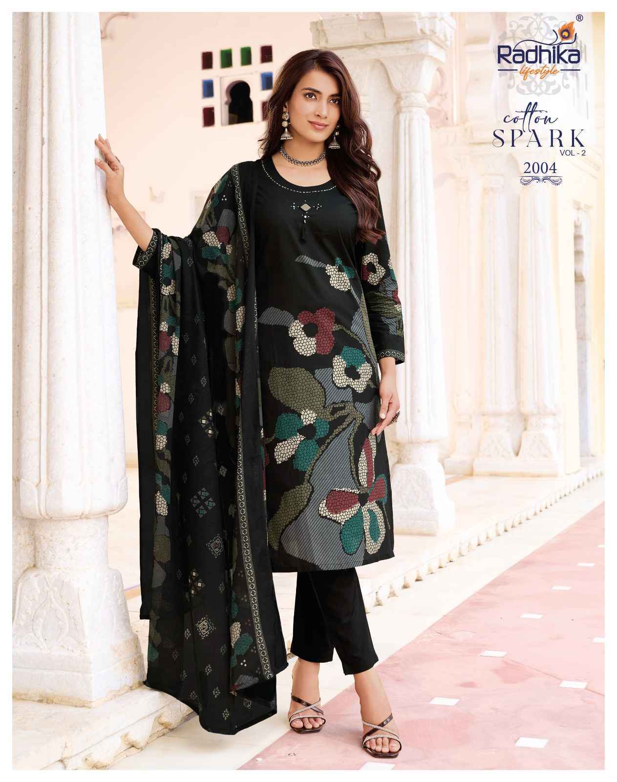 Radhika Lifestyle Cotton Spark Vol 2 Cotton Kurti Combo 8 pcs Catalogue