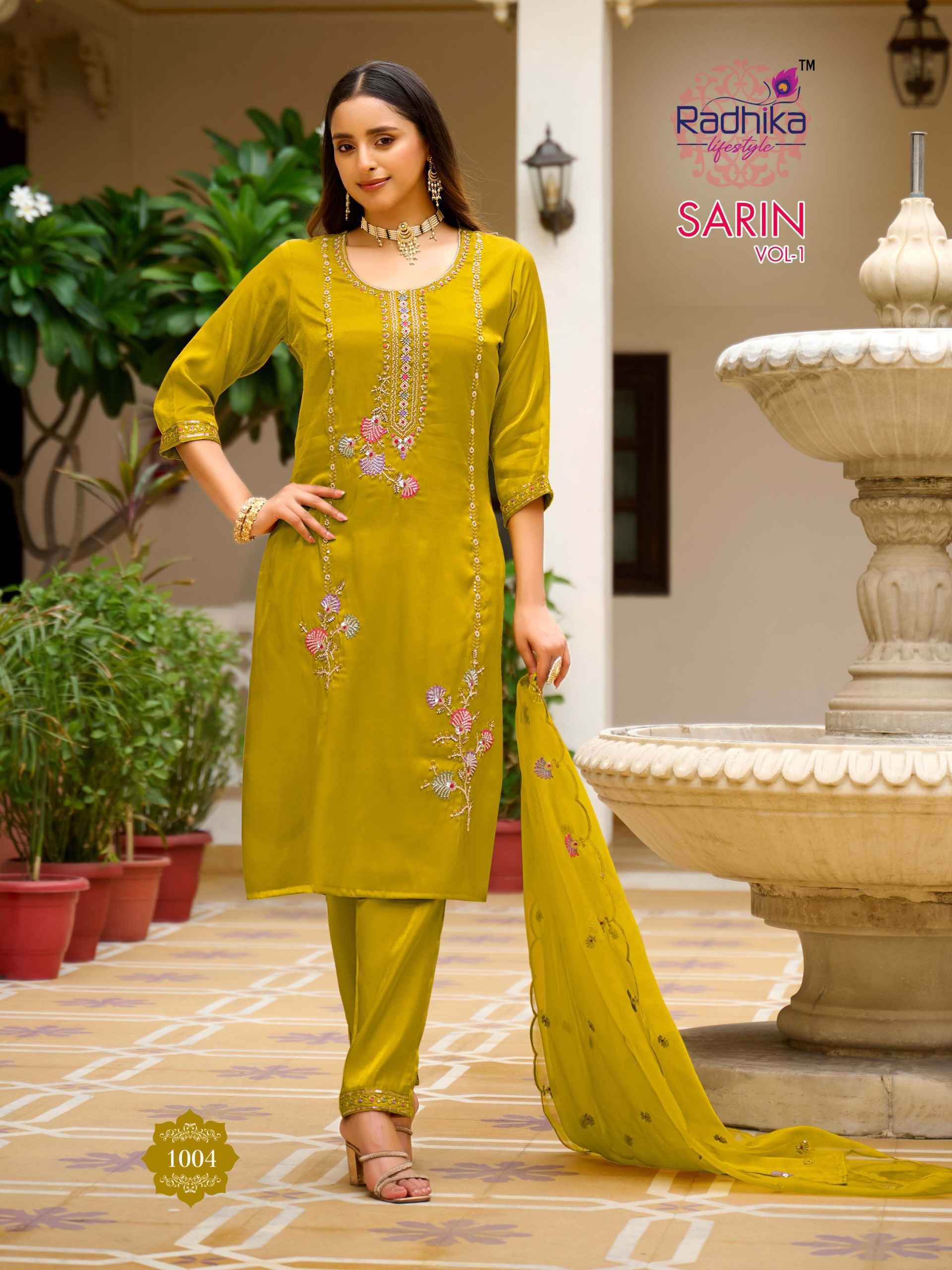 Radhika Lifestyle Sarin Vol 1 Cotton Kurti Combo 6 pcs Catalogue