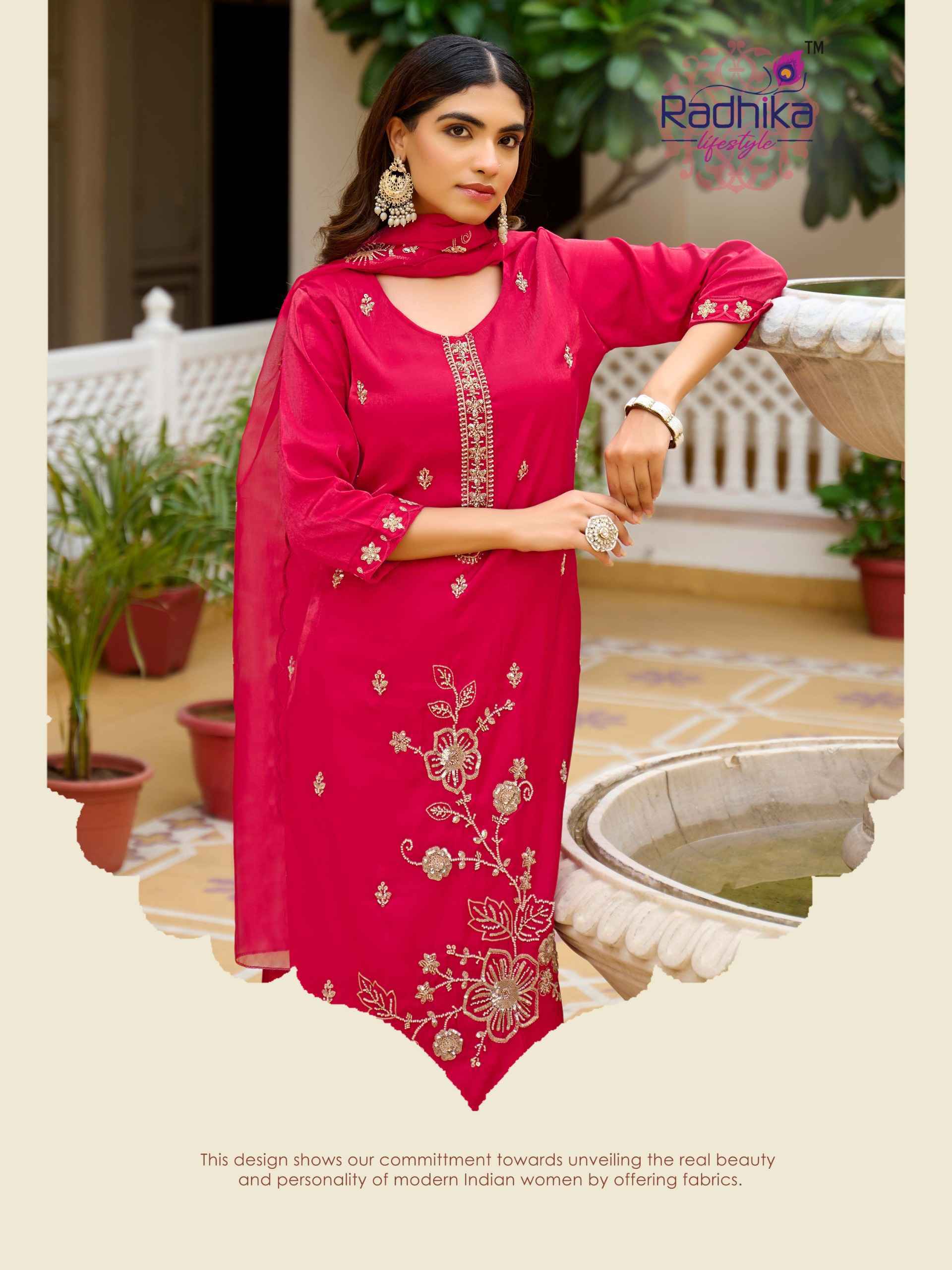 Radhika Lifestyle Sarin Vol 1 Cotton Kurti Combo 6 pcs Catalogue