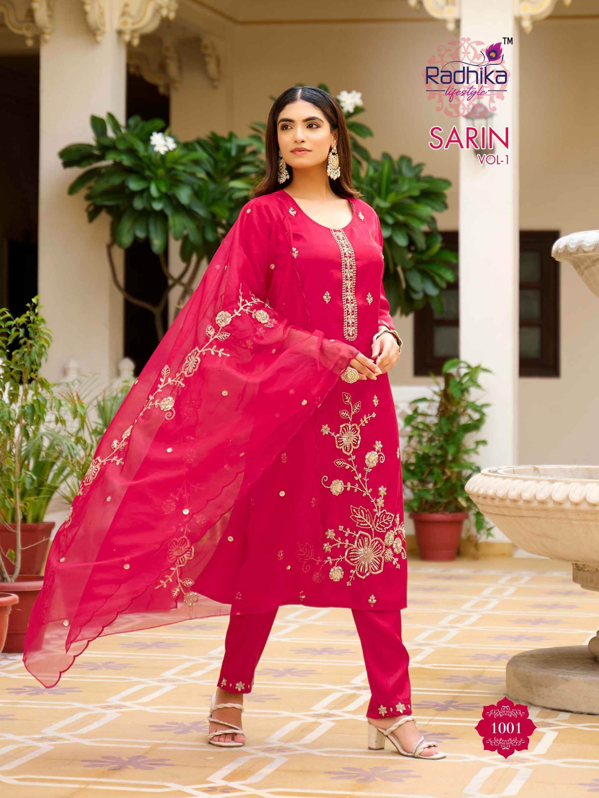 Radhika Lifestyle Sarin Vol 1 Cotton Kurti Combo 6 pcs Catalogue