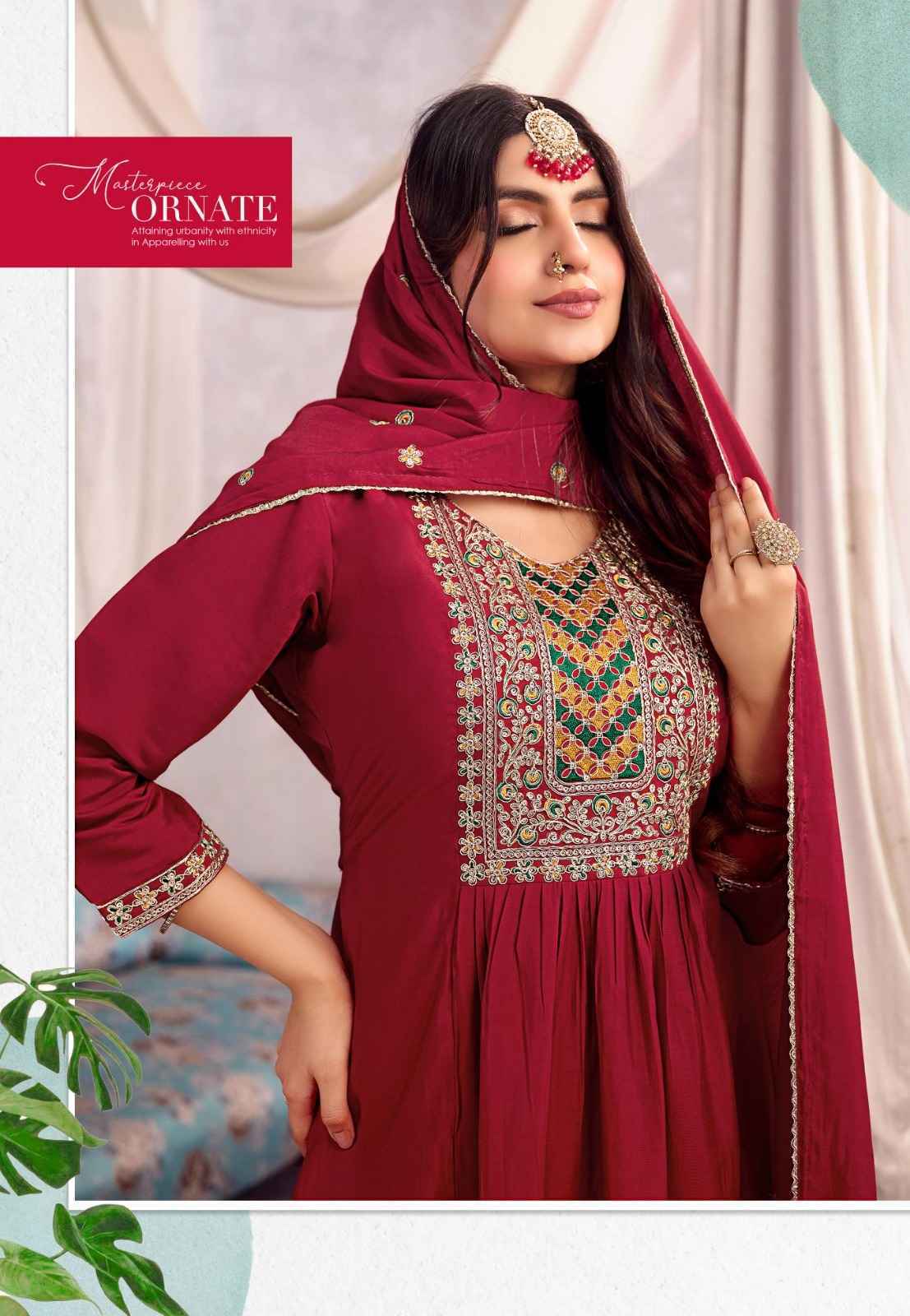 Rangmaya Pihu Roman Silk Kurti Combo 4 pcs Catalogue