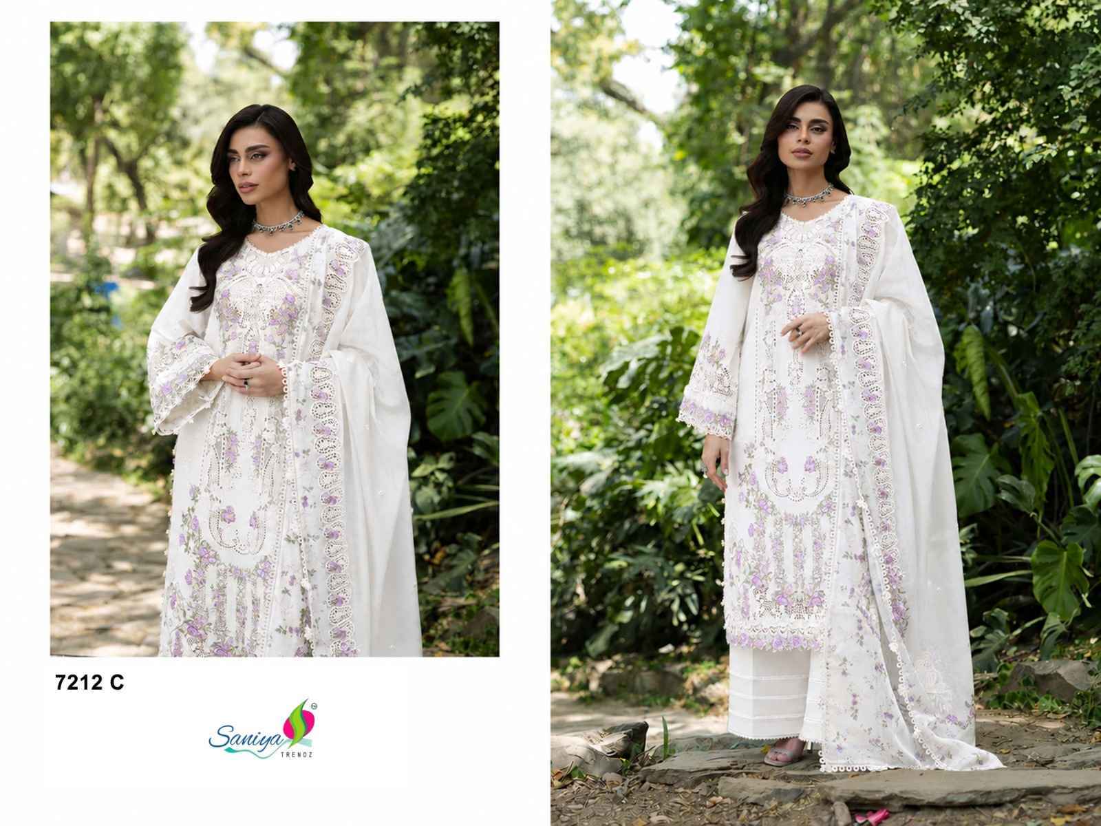 Saniya Trendz D No 7212 Cotton Dress Material 4 pcs Catalogue