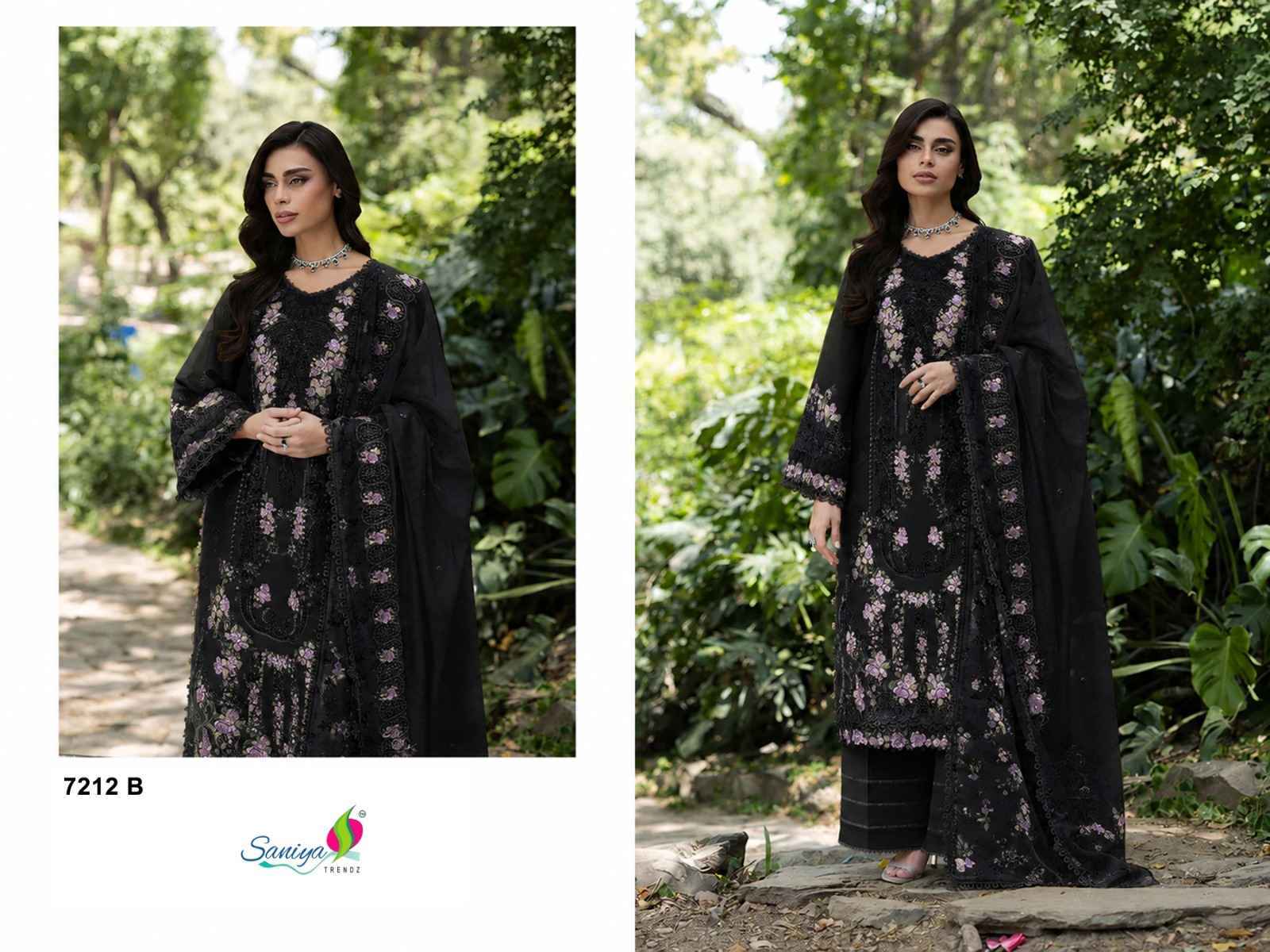 Saniya Trendz D No 7212 Cotton Dress Material 4 pcs Catalogue