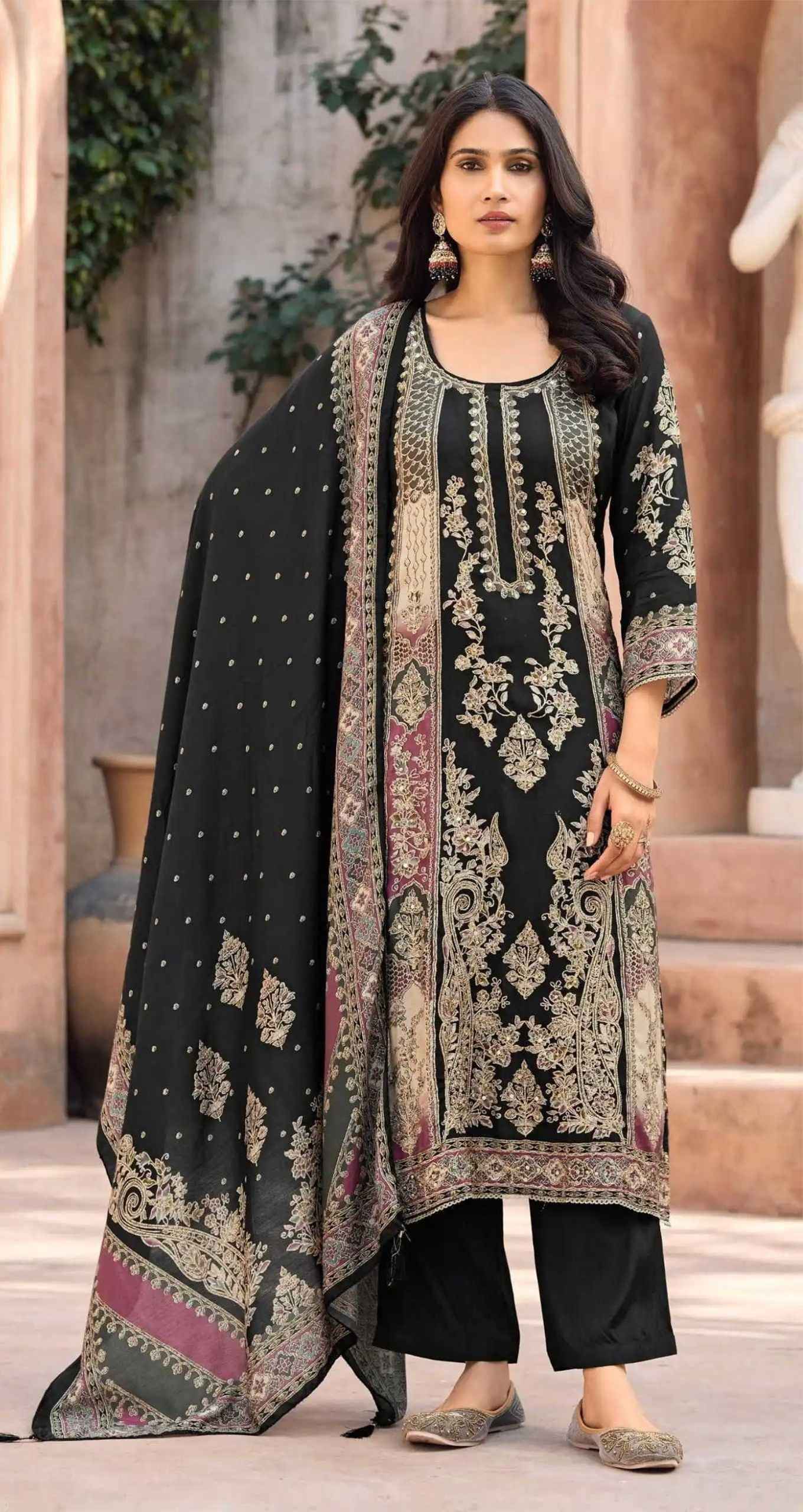 Shree Fabs KT 399 Viscous Maslin Dress Material 4 pcs Catalogue