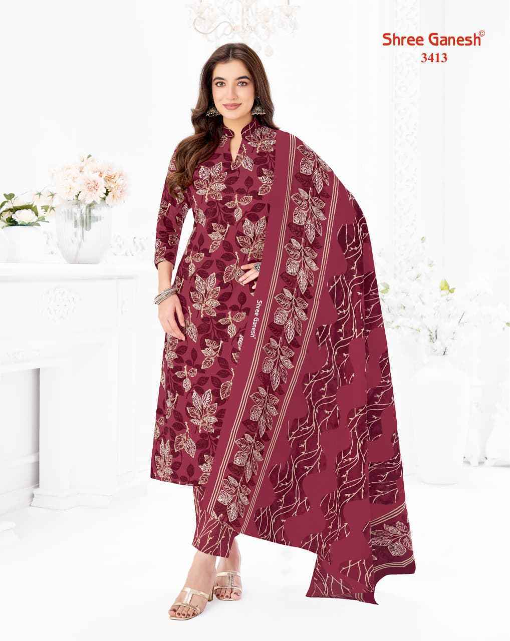 Shree Ganesh Samaiyra Vol 24 Cotton Dress Material 20 pcs catalog