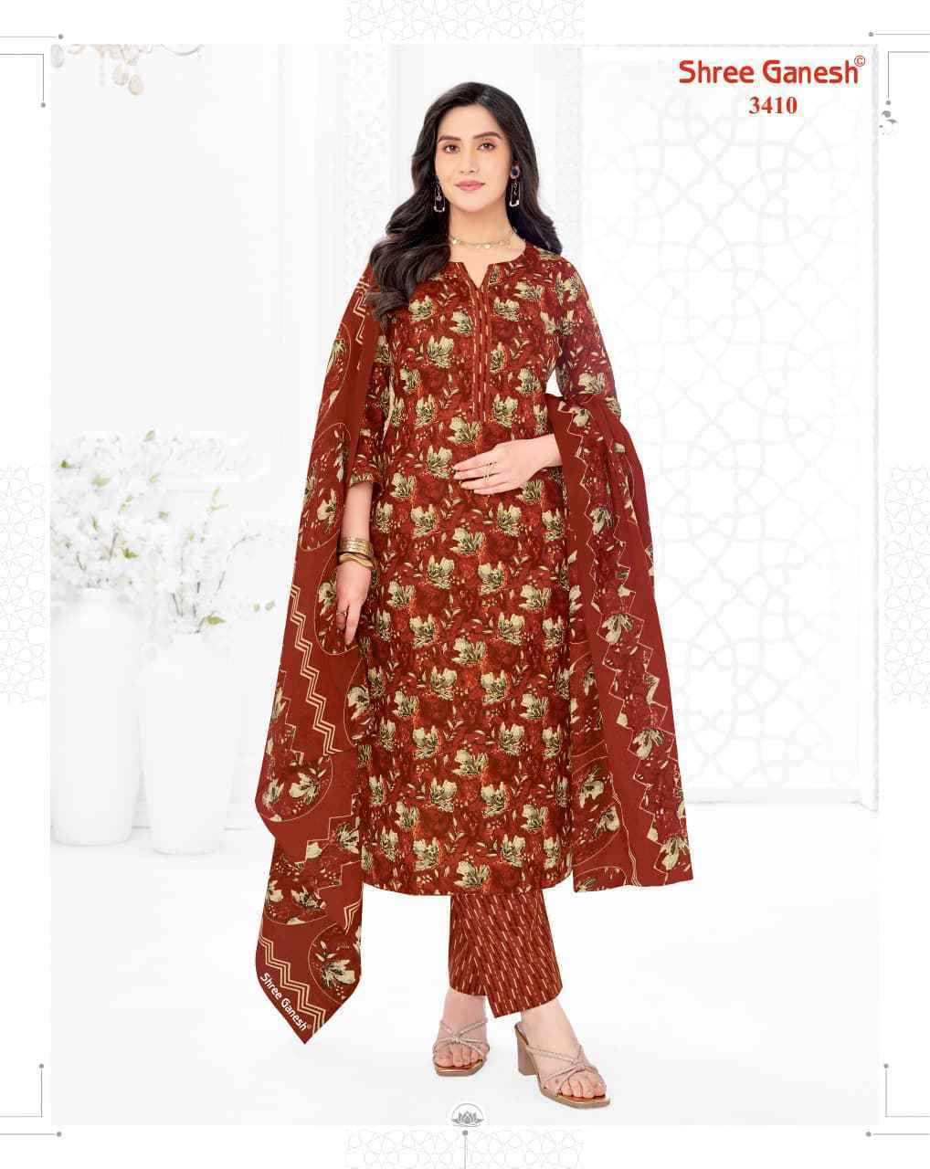 Shree Ganesh Samaiyra Vol 24 Cotton Dress Material 20 pcs catalog