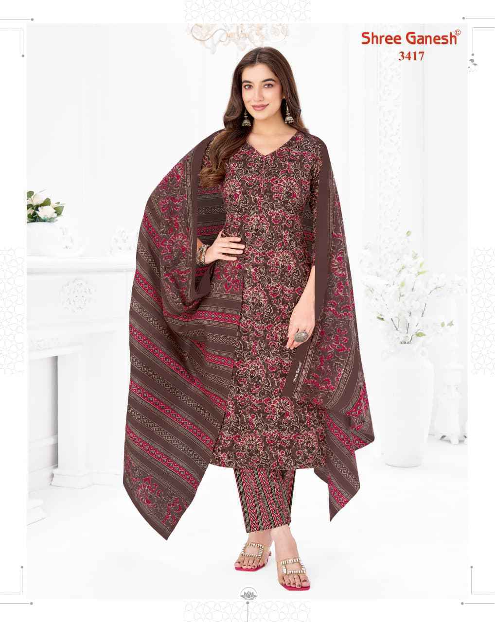 Shree Ganesh Samaiyra Vol 24 Cotton Dress Material 20 pcs catalog