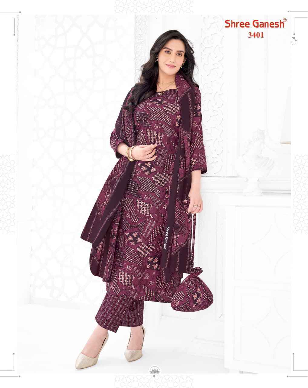 Shree Ganesh Samaiyra Vol 24 Cotton Dress Material 20 pcs catalog