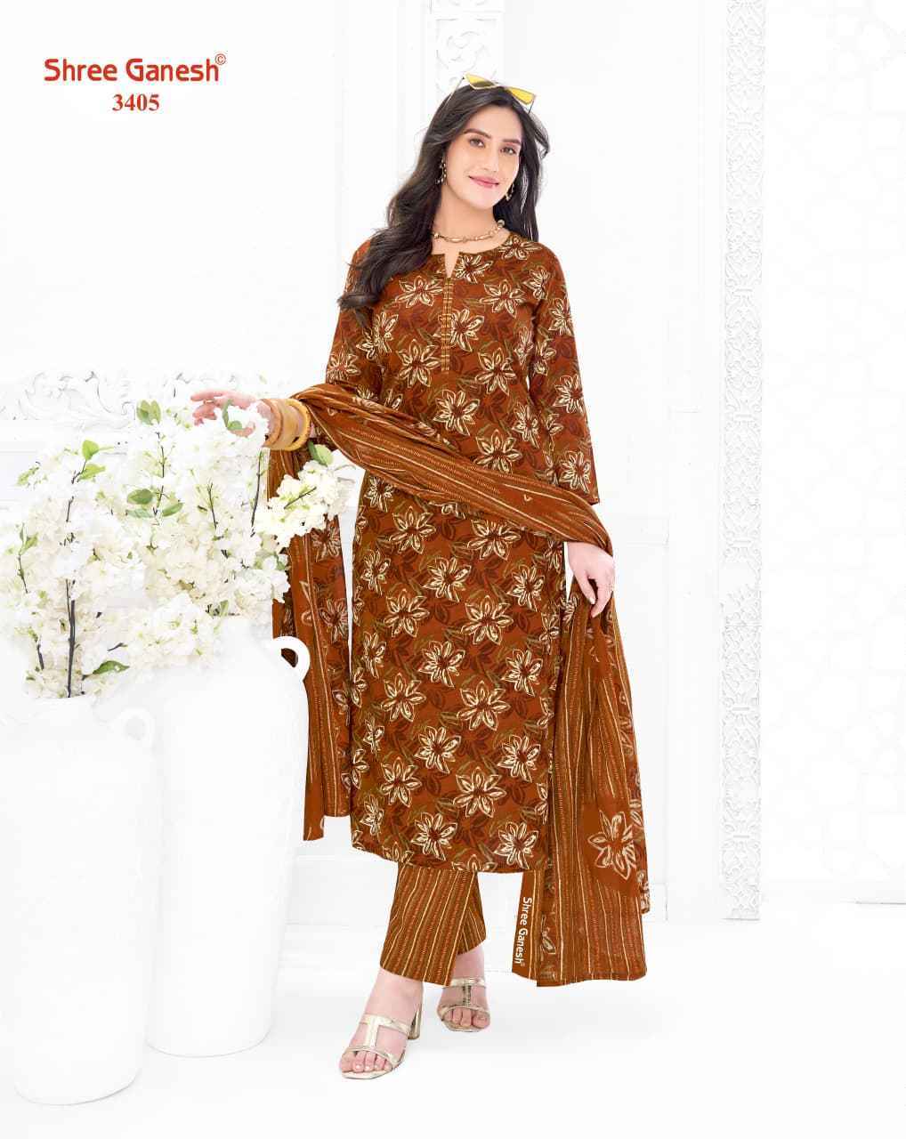 Shree Ganesh Samaiyra Vol 24 Cotton Dress Material 20 pcs catalog
