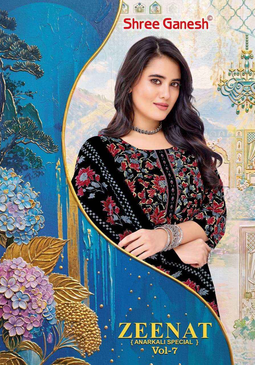 Shree Ganesh Zeenat Vol 7 Cotton Kurti Combo 10 pcs Catalogue