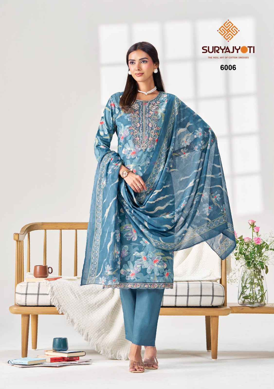 Suryajyoti Kala Vol 6 Readymade Cotton Dress 8 pcs Catalogue