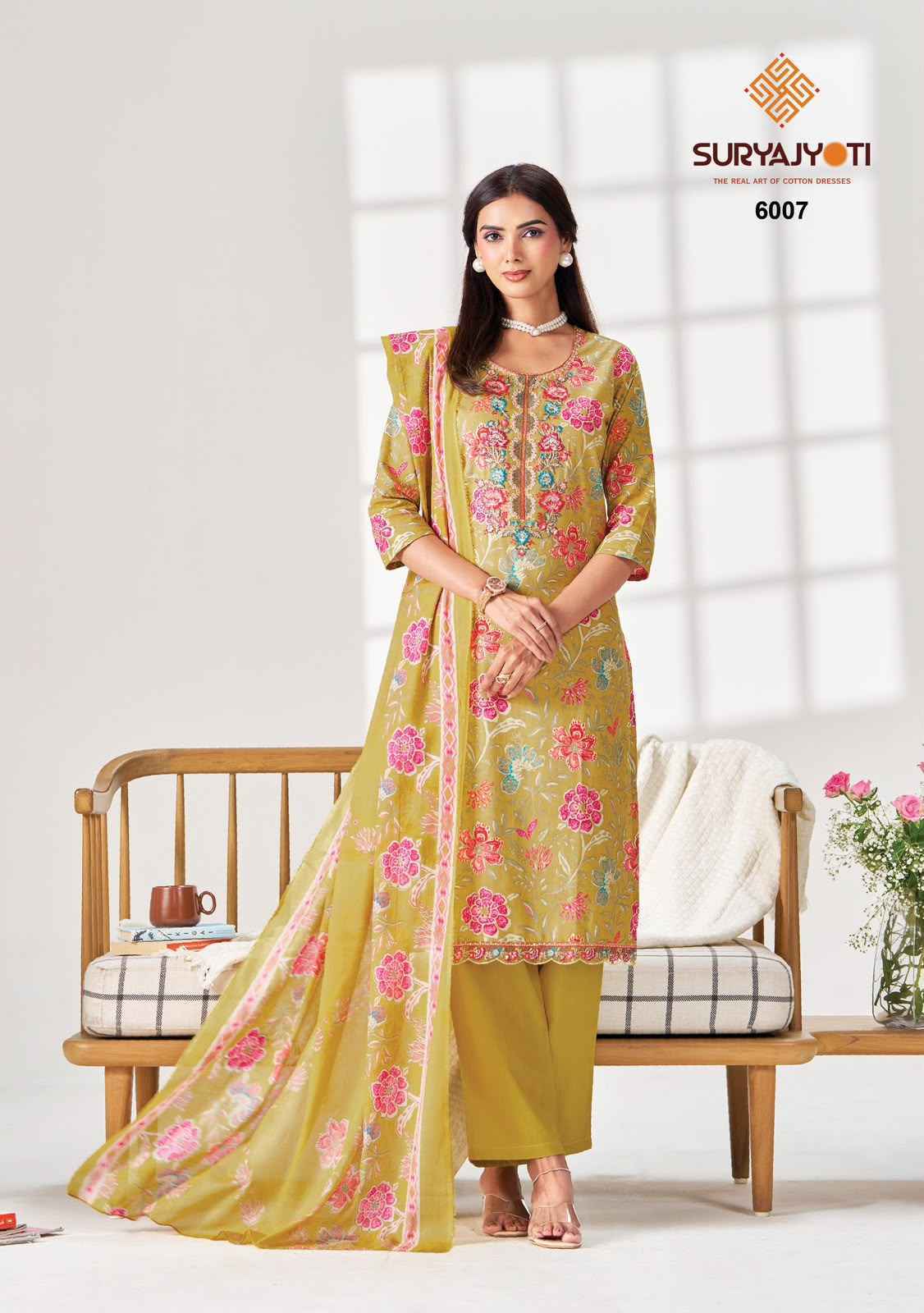 Suryajyoti Kala Vol 6 Readymade Cotton Dress 8 pcs Catalogue
