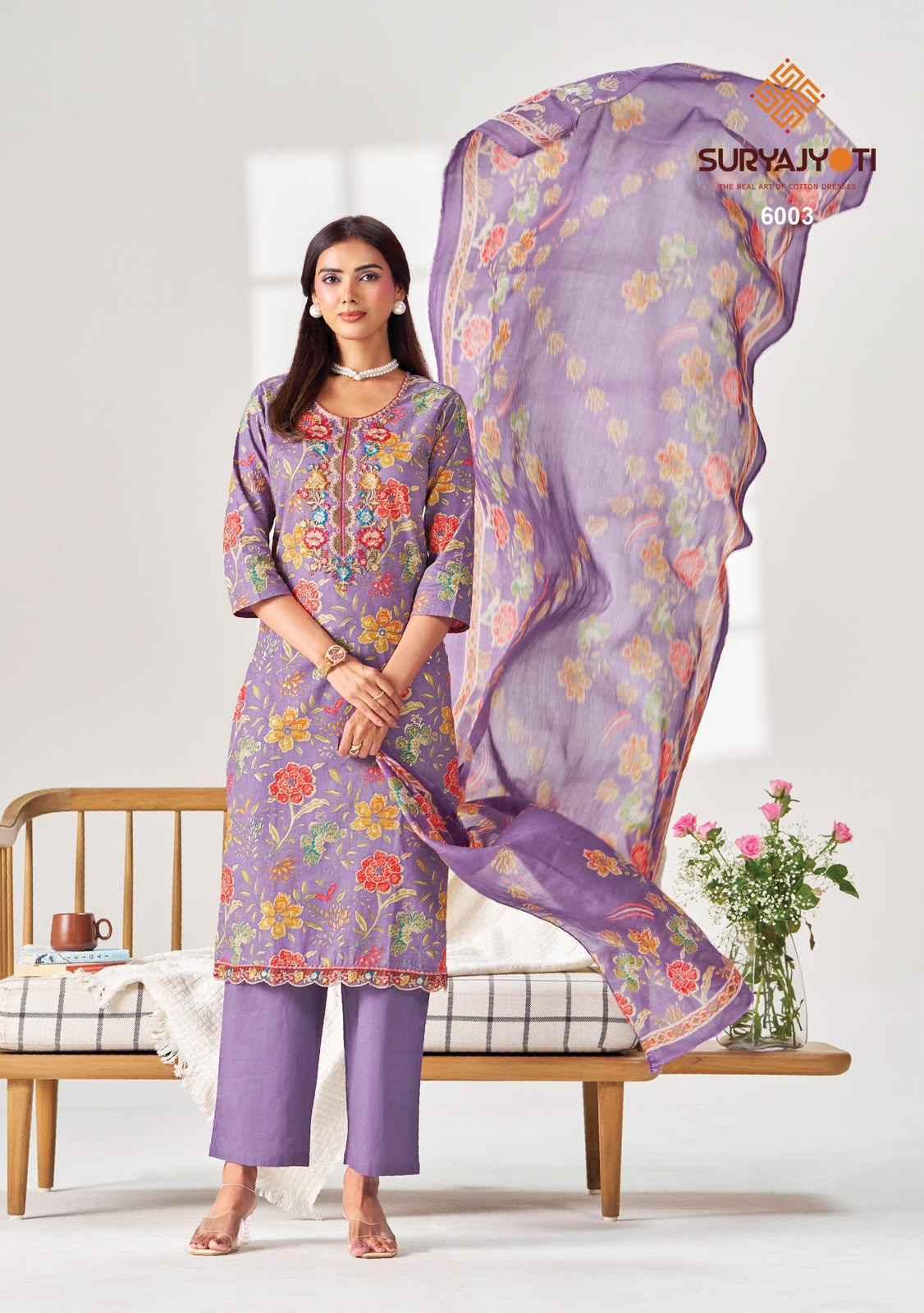 Suryajyoti Kala Vol 6 Readymade Cotton Dress 8 pcs Catalogue