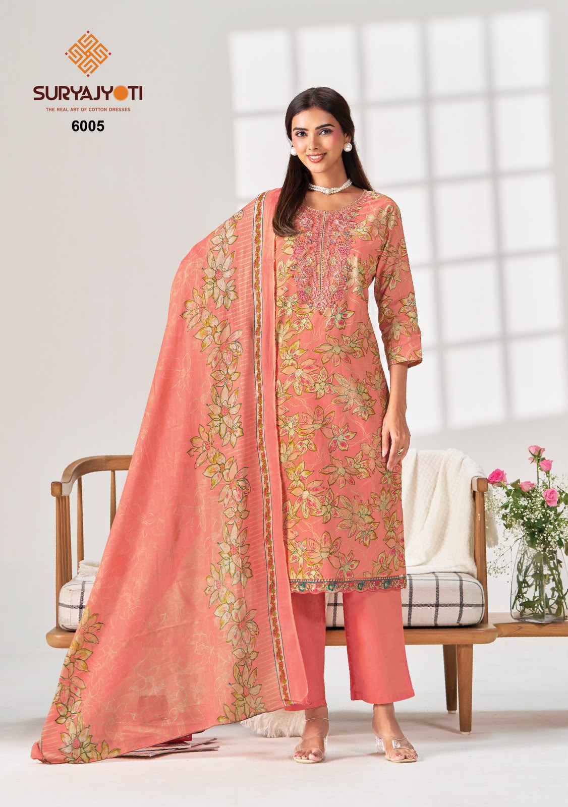 Suryajyoti Kala Vol 6 Readymade Cotton Dress 8 pcs Catalogue