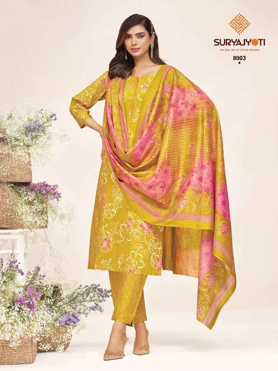 Suryajyoti Poshak Vol 8 Readymade Cotton Dress 10 pcs Catalogue