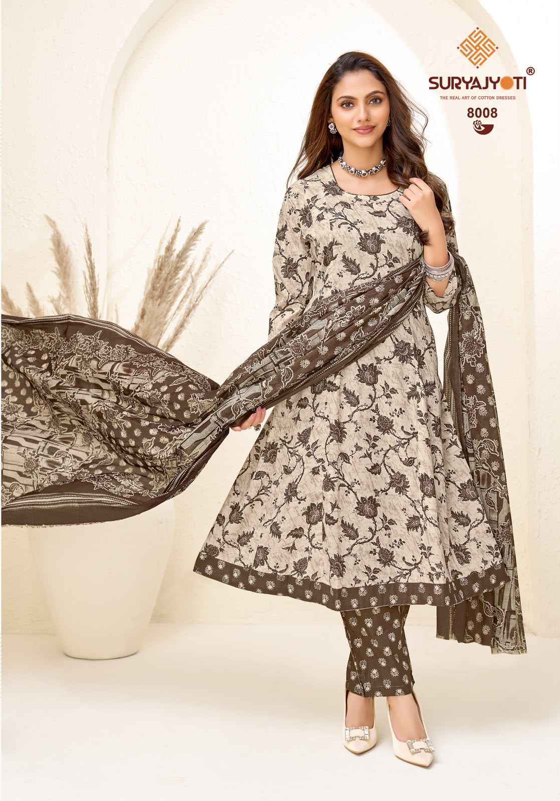 Suryajyoti Rashi Vol 8 Readymade Cotton Dress 10 pcs Catalogue