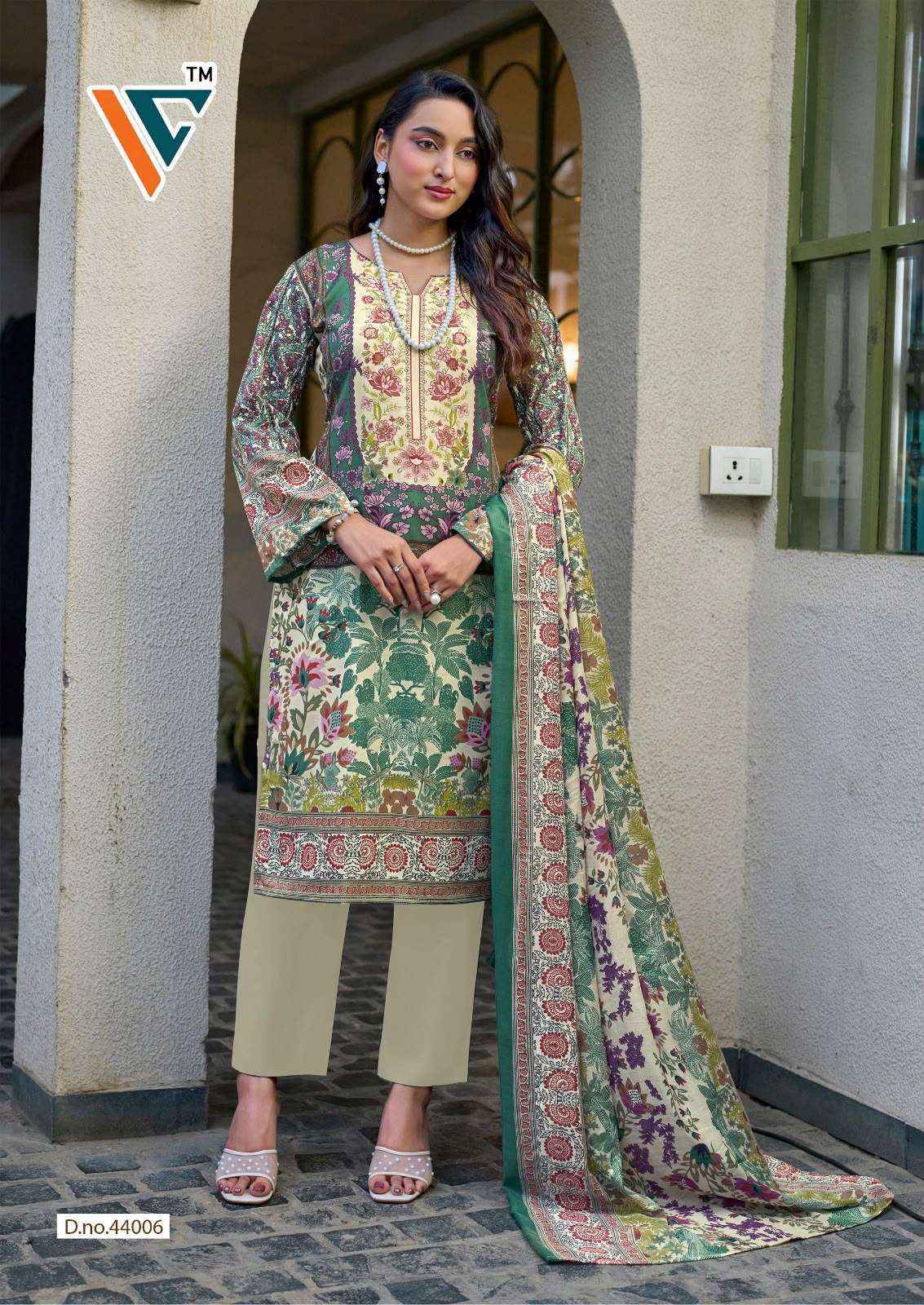 Vandana Creation Karachi King Vol 44 Cotton Dress Material 8 pcs Catalogue