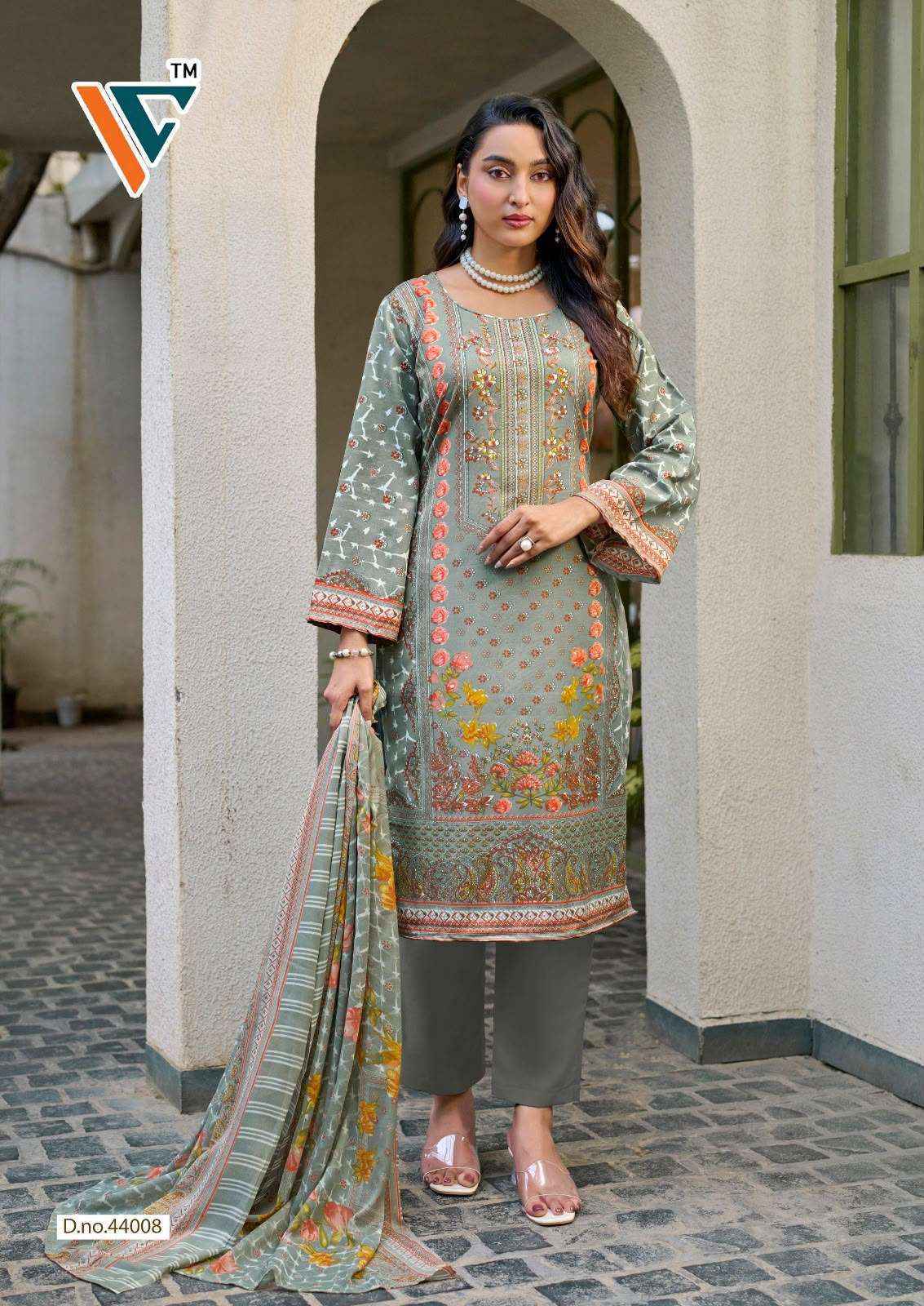 Vandana Creation Karachi King Vol 44 Cotton Dress Material 8 pcs Catalogue