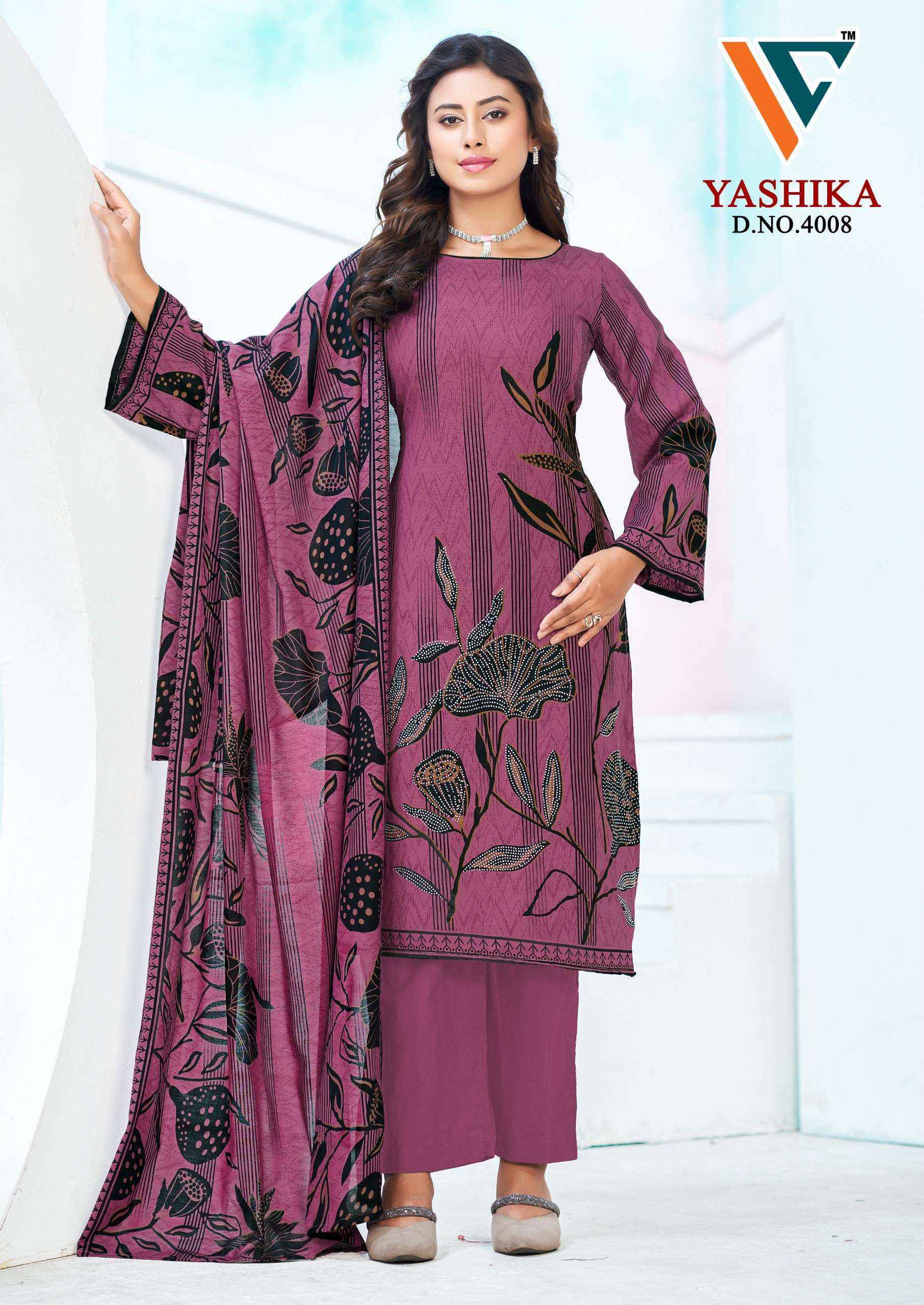 Vandana Creation Yashika Vol 4 Cotton Dress Material 8 pcs Catalogue