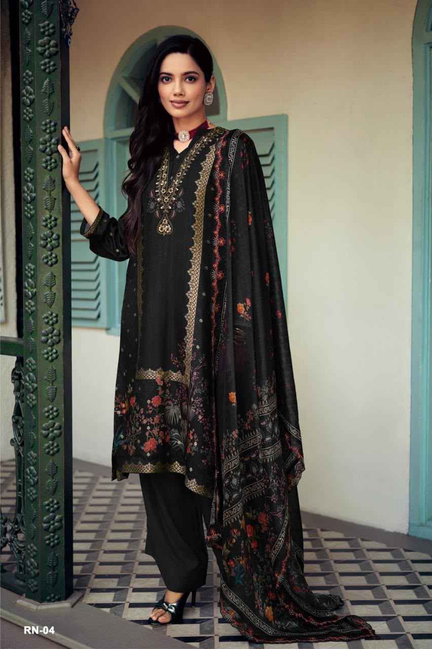 Varshaa Resham Noor Viscouse Dress Material 4 pcs Catalogue