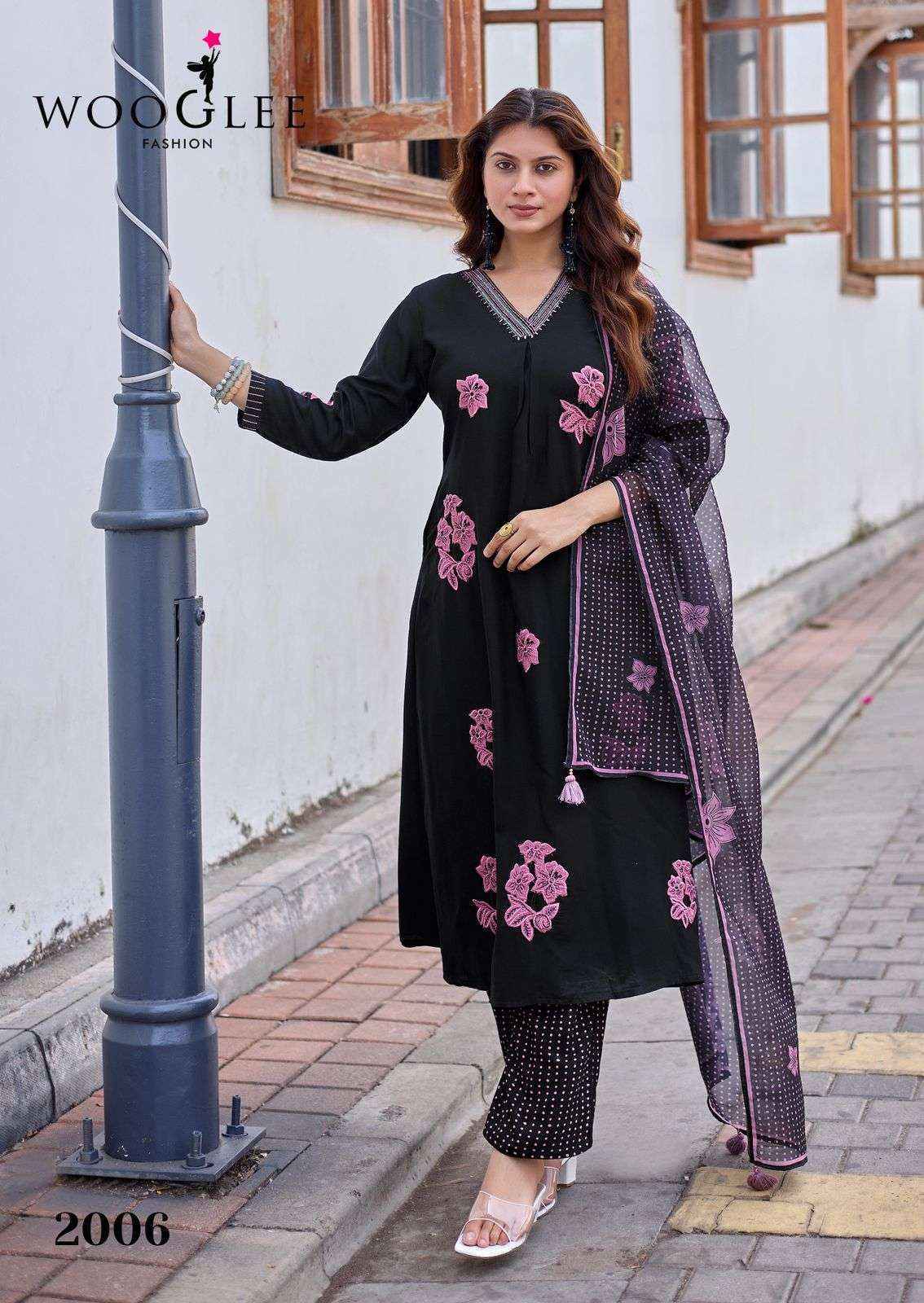 Wooglee Vasudha Rayon Kurti Combo 6 pcs Catalogue