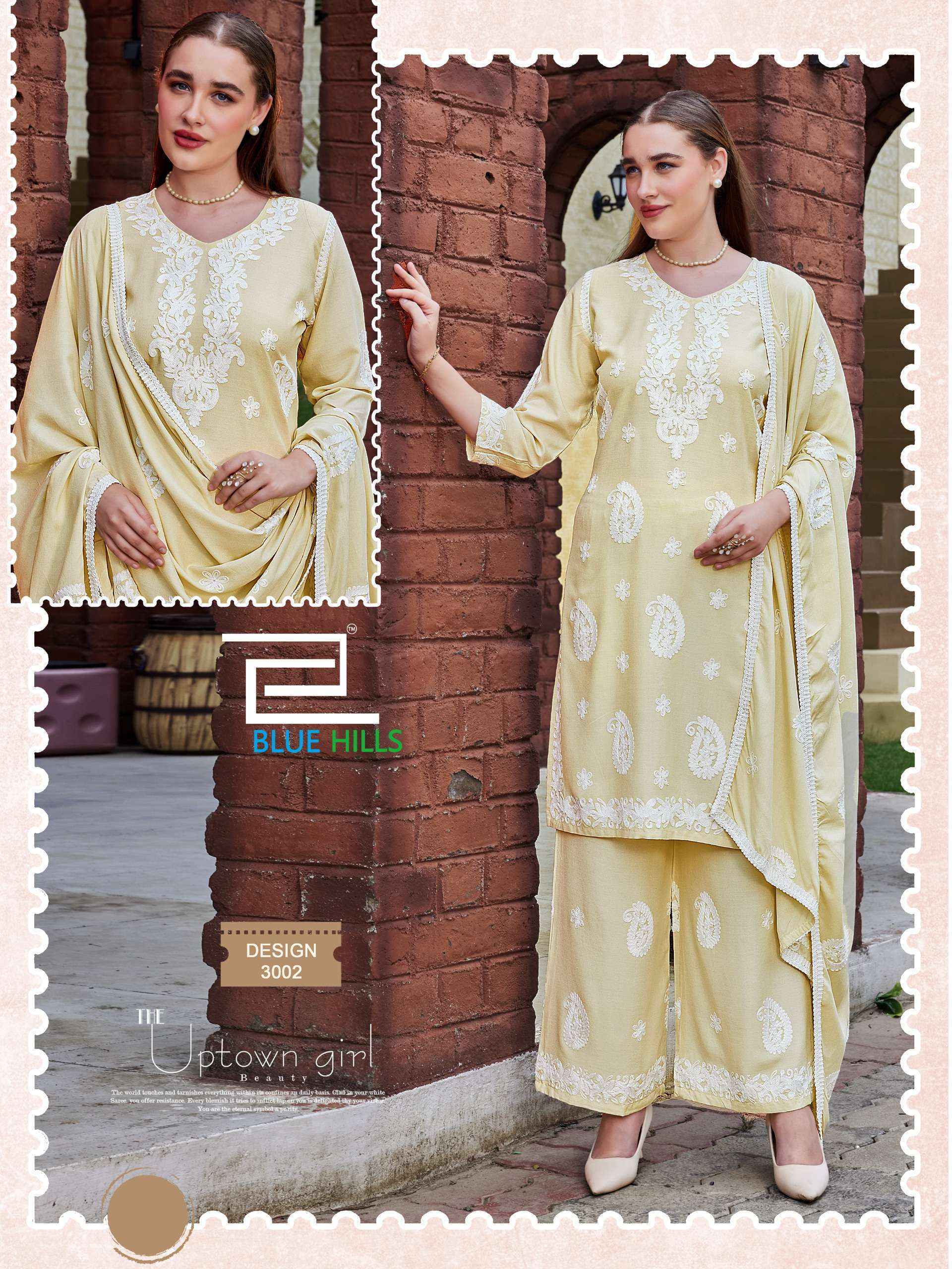 Blue Hills Firdose Rayon Kurti Combo 4 pcs Catalogue