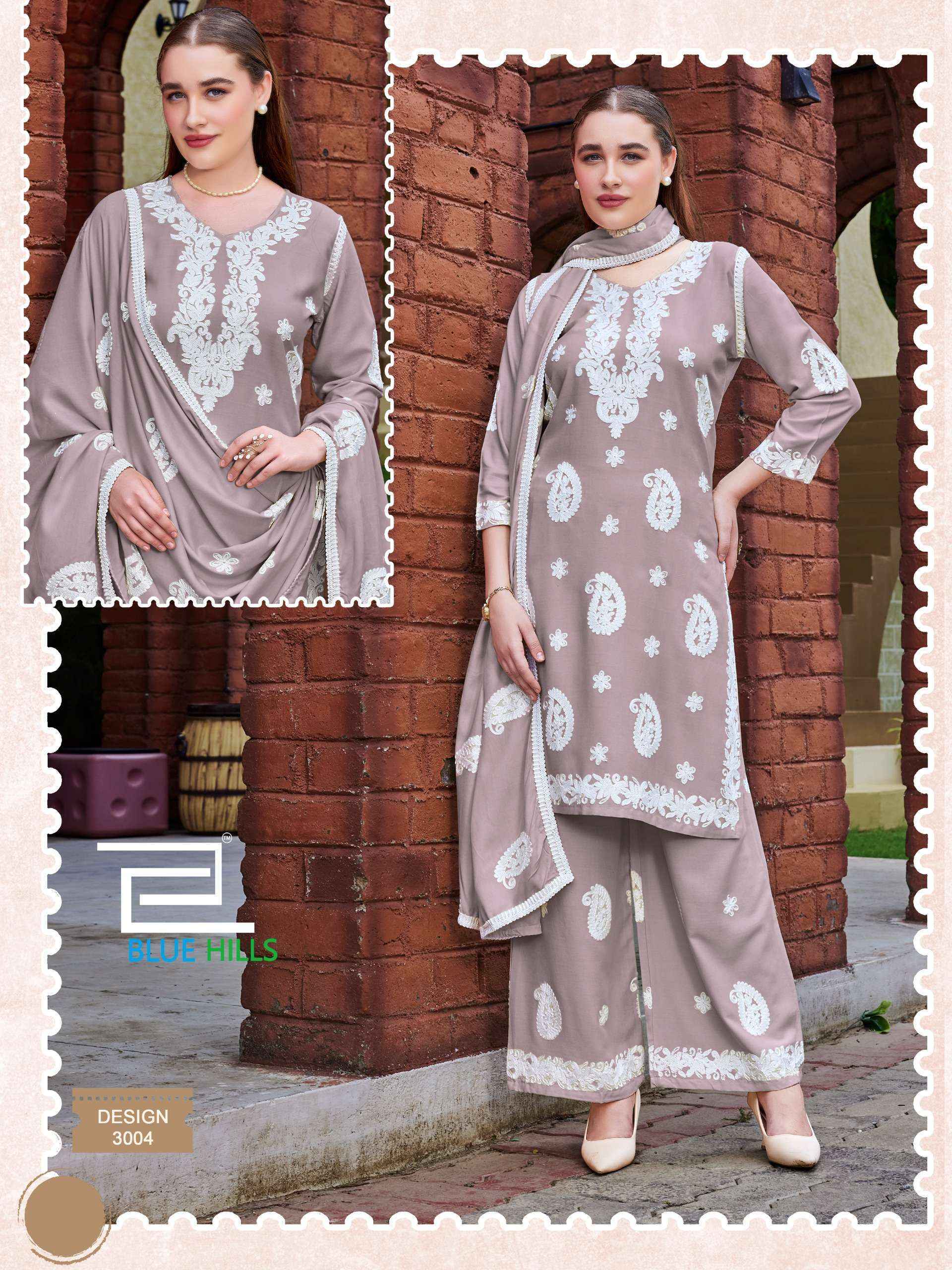 Blue Hills Firdose Rayon Kurti Combo 4 pcs Catalogue