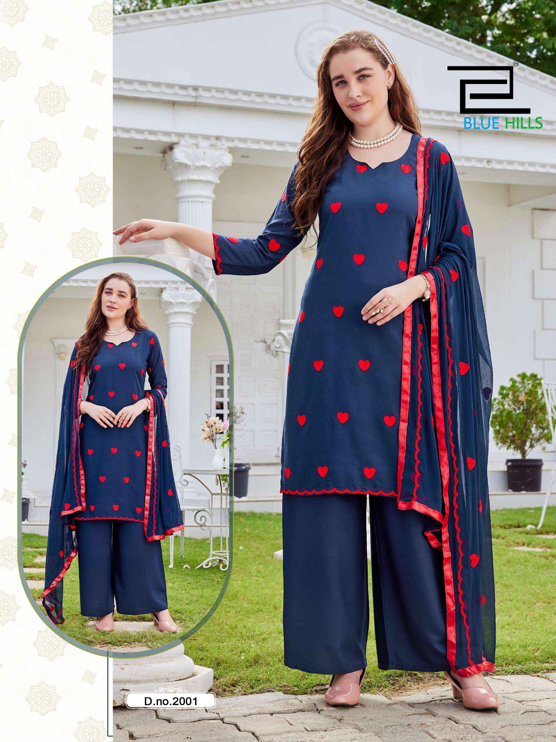 Blue Hills Zeenat Rayon Kurti Combo 4 pcs Catalogue