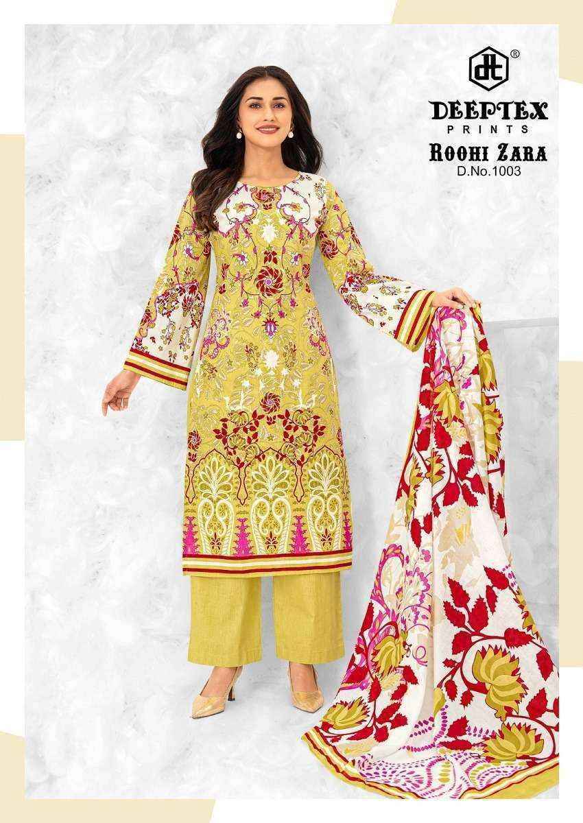 Deeptex Roohi Zara Vol 10 Lawn Cotton Dress Material 8 pcs Catalogue