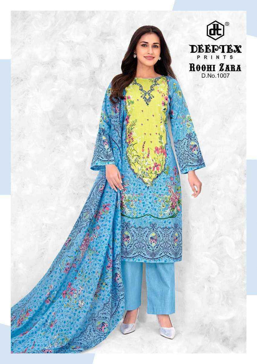 Deeptex Roohi Zara Vol 10 Lawn Cotton Dress Material 8 pcs Catalogue