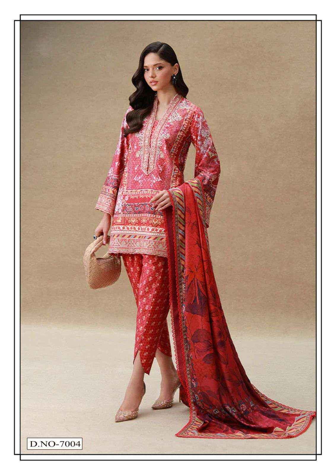 Farida Fab Ramsha Nx Readymade Lawn Cotton Dress 6 pcs Catalogue