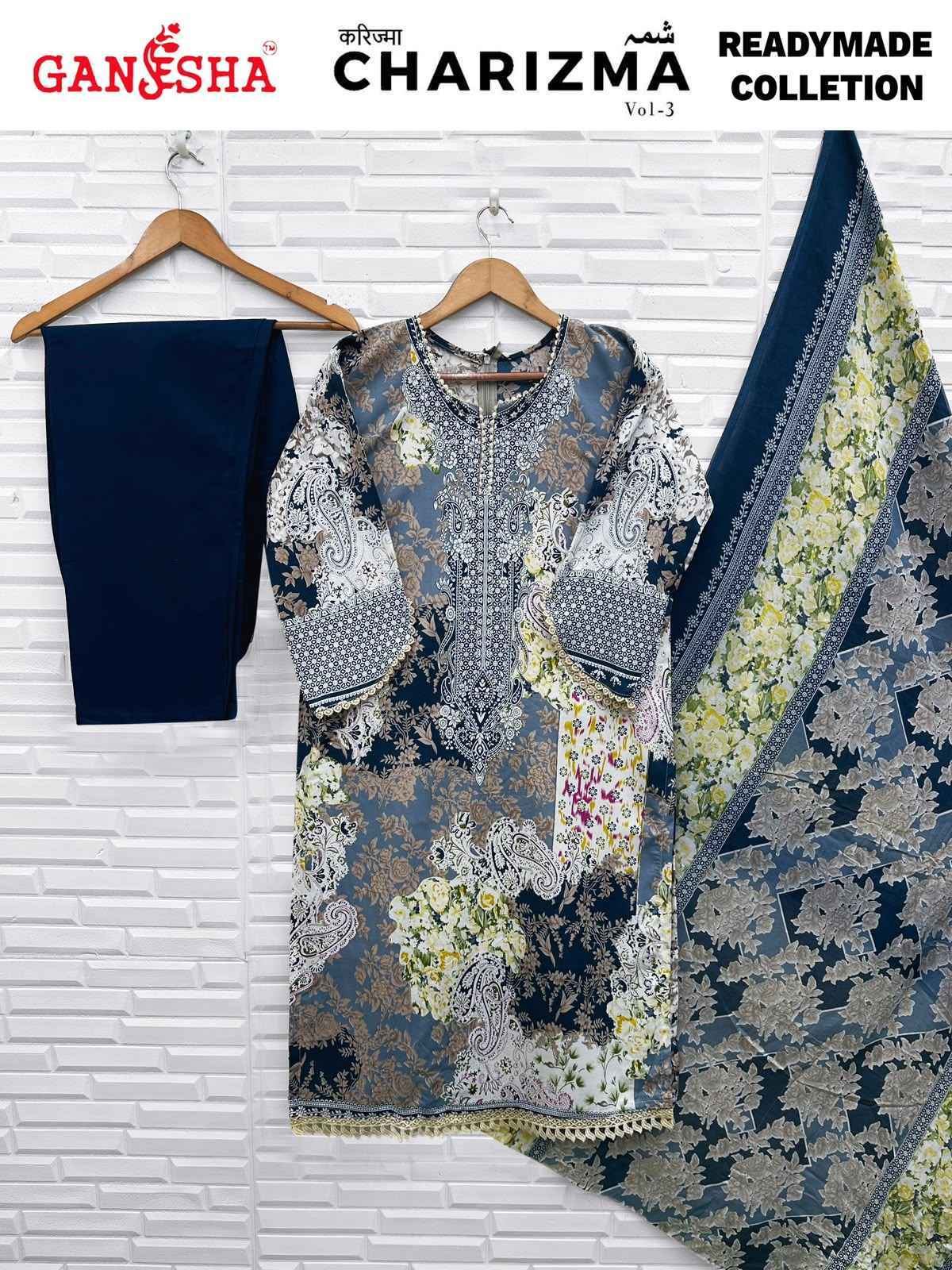 Ganesha Charizma Vol 3 Readymade Cotton Dress 8 pcs Catalogue