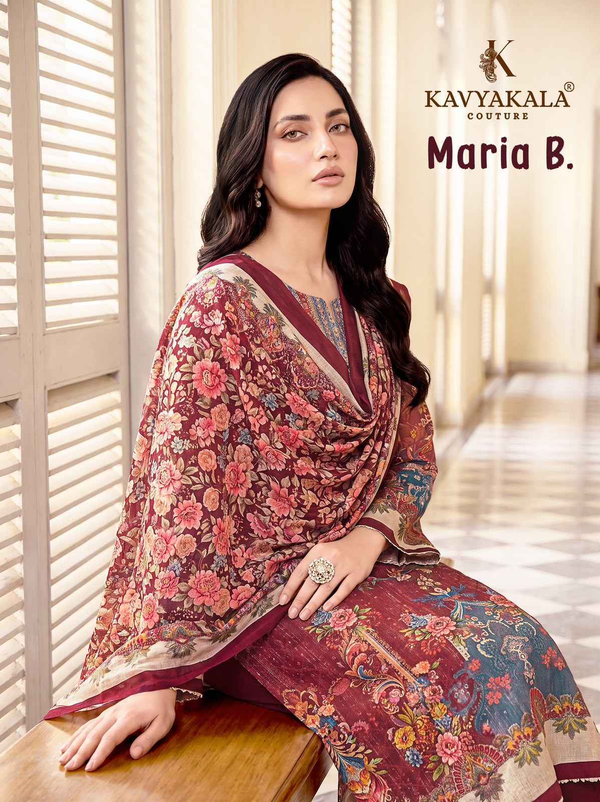Kavyakala Maria B Cotton Dress Material 8 pcs Catalogue
