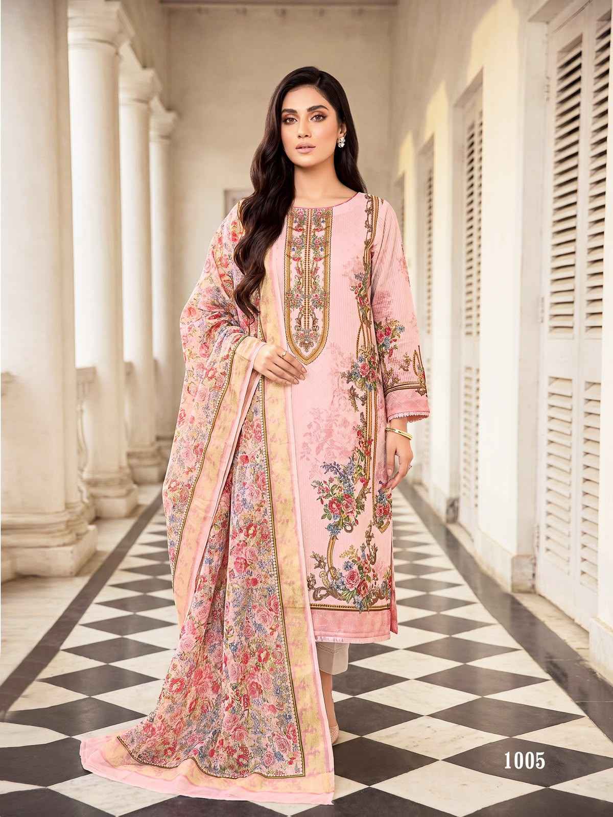 Kavyakala Maria B Cotton Dress Material 8 pcs Catalogue