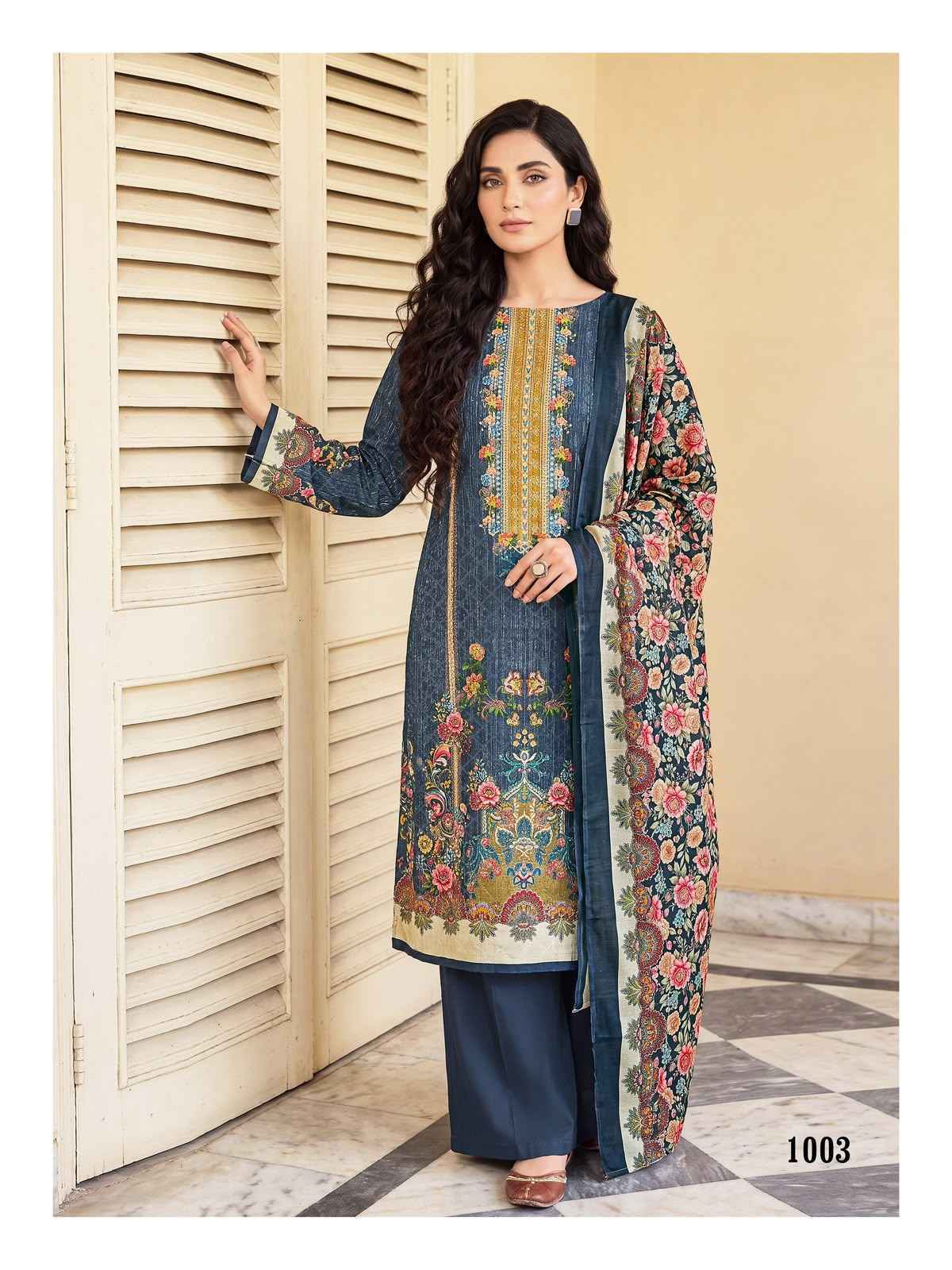 Kavyakala Maria B Cotton Dress Material 8 pcs Catalogue