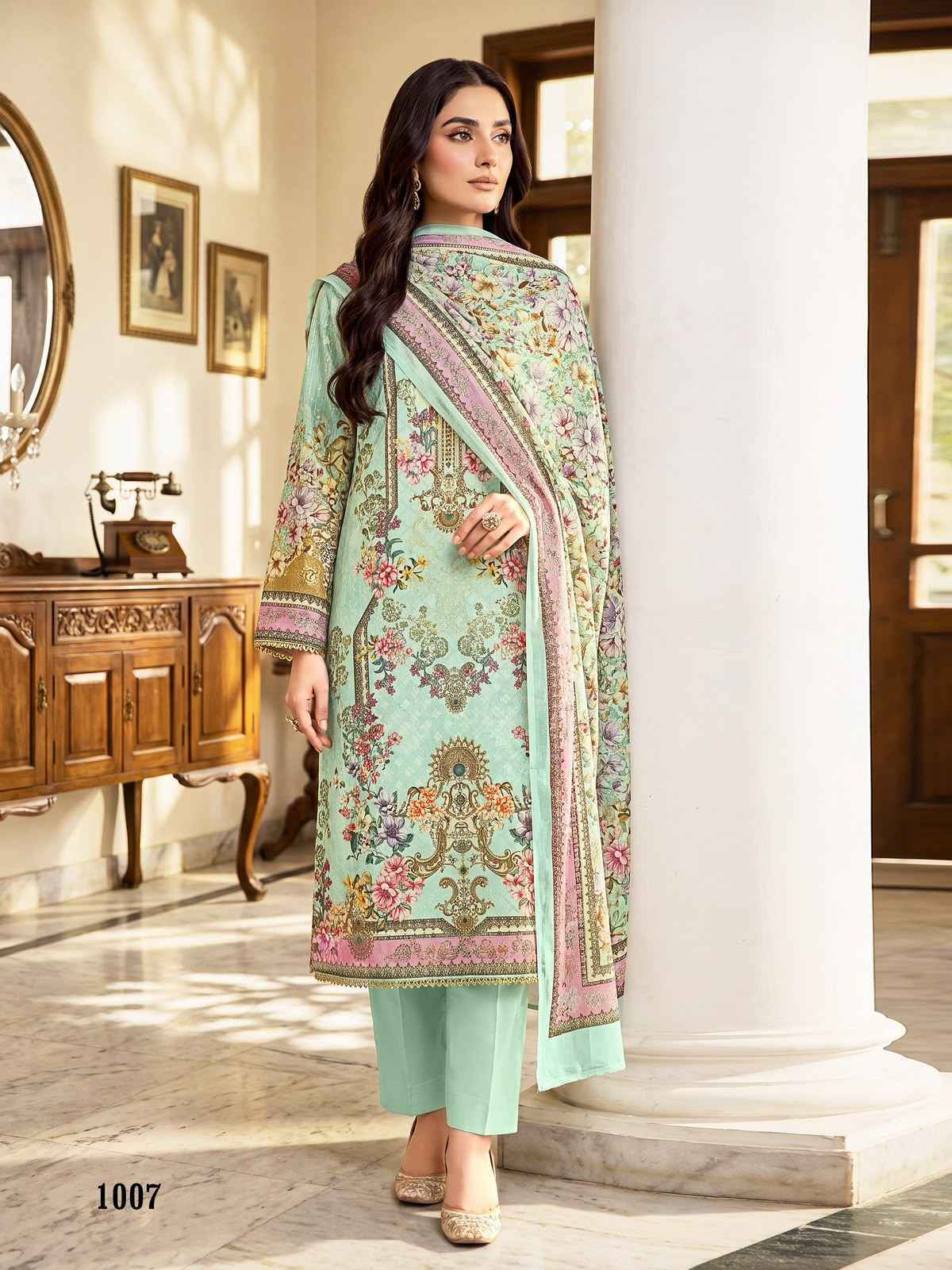 Kavyakala Maria B Cotton Dress Material 8 pcs Catalogue