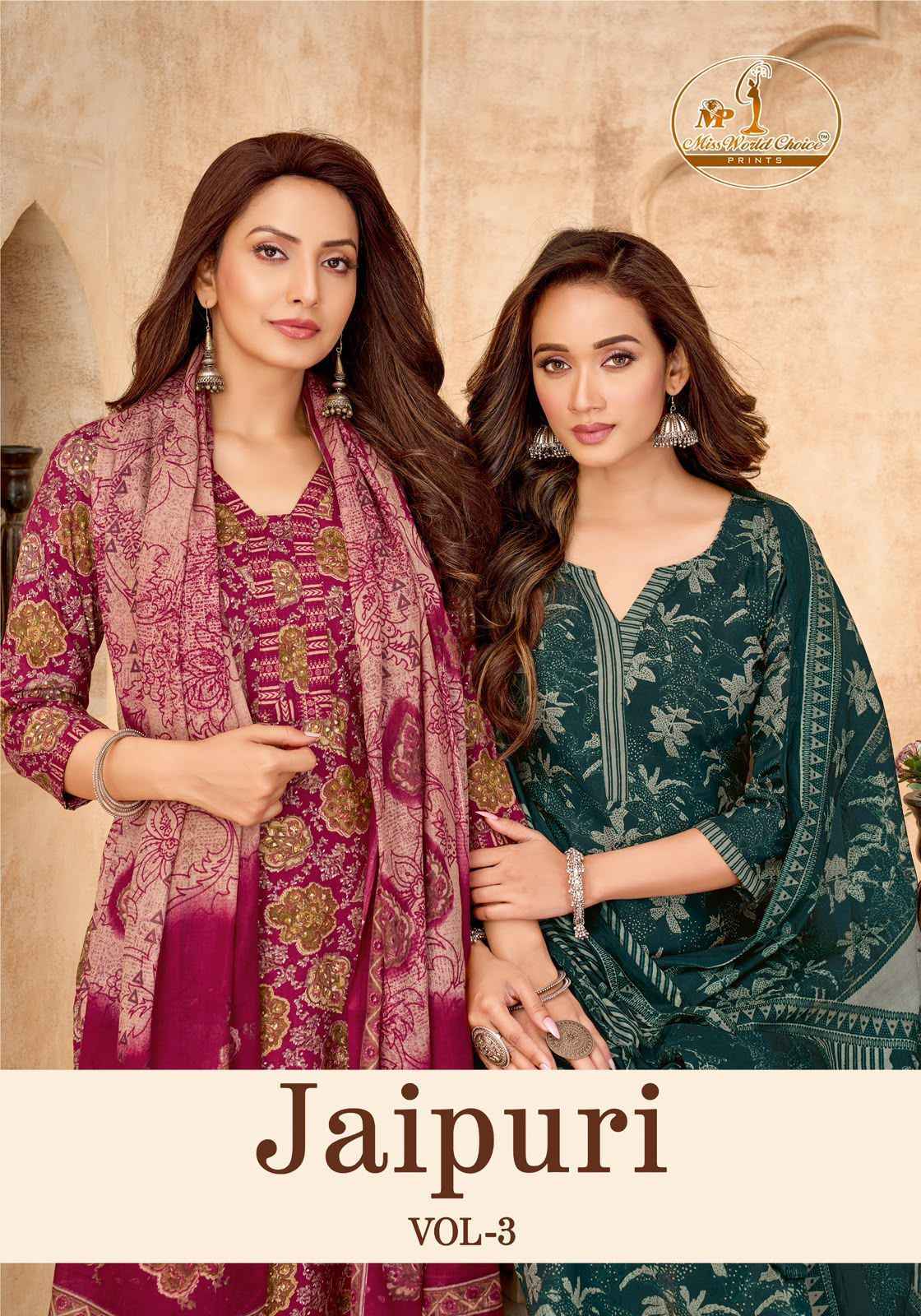 Miss World Choice Jaipuri Vol 3 Readymade Cotton Dress 10 pcs Catalogue