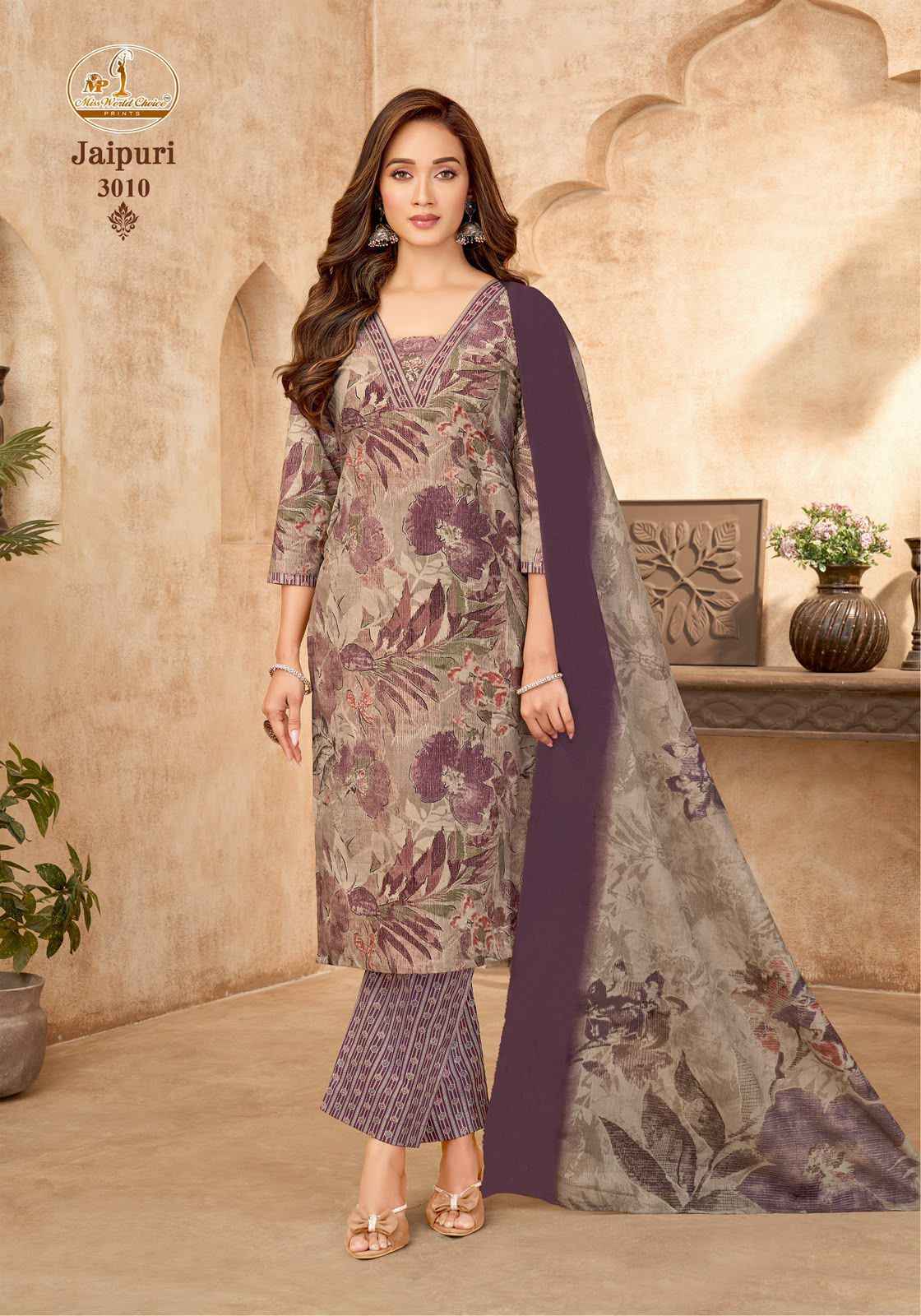 Miss World Choice Jaipuri Vol 3 Readymade Cotton Dress 10 pcs Catalogue